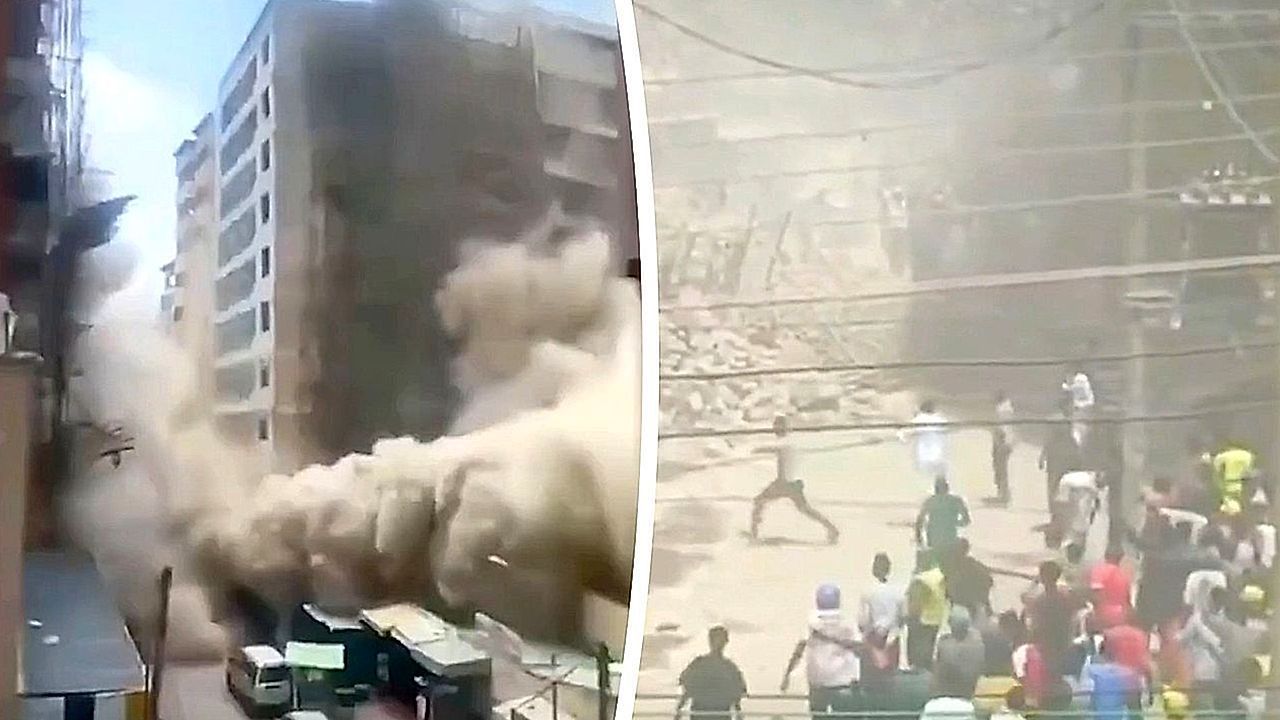 Four rescued, several missing after high-rise collapses in Kenya's capital
