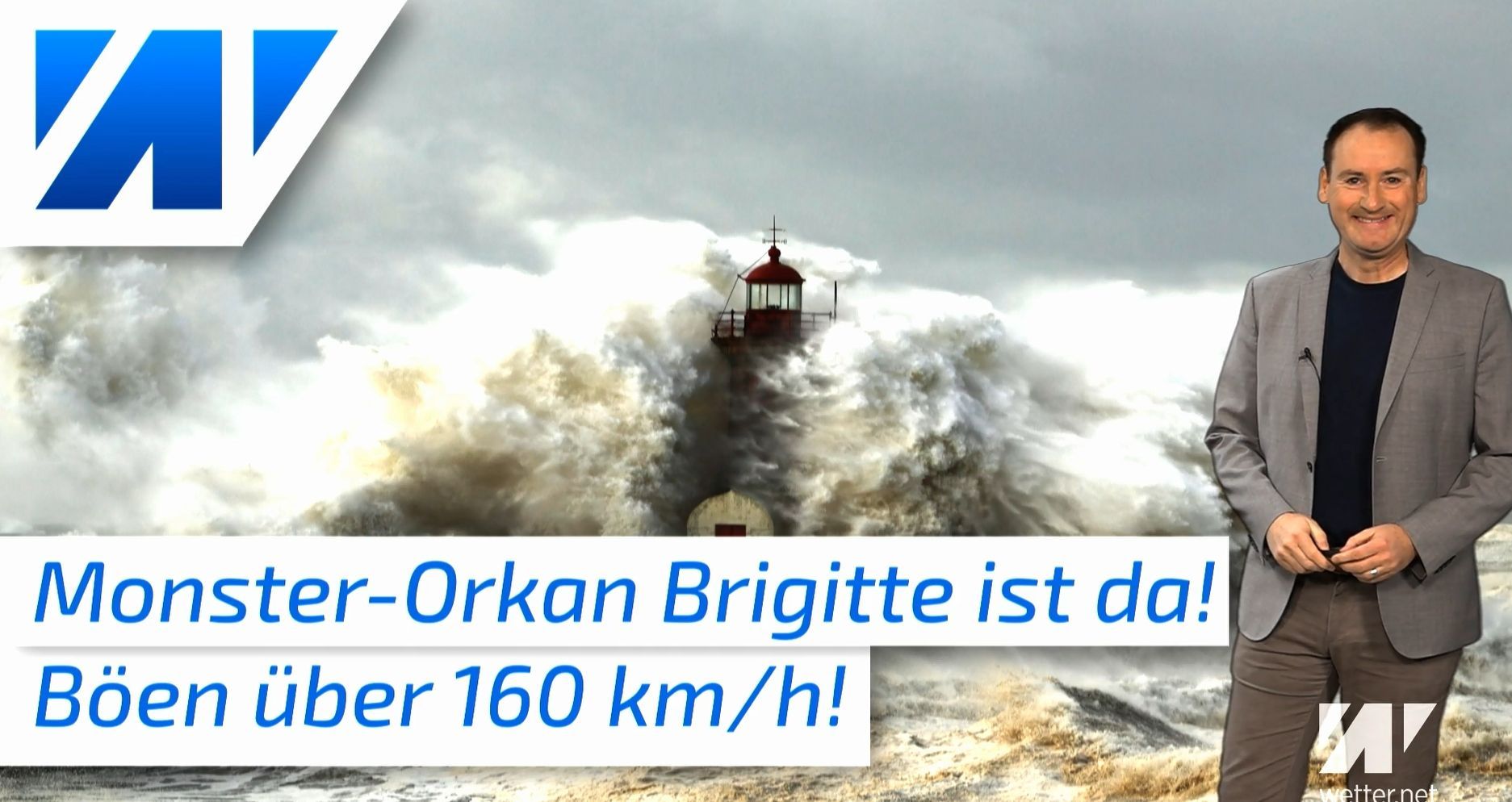 Monster-Orkan erreicht heute Europa! Bereits Böen über 160 km/h! Wie heftig wird´s in Deutschland?