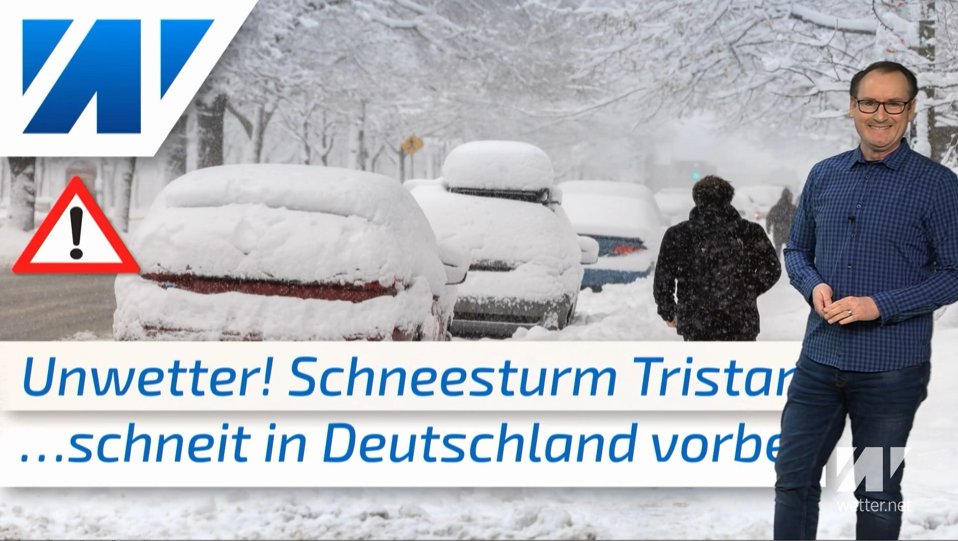 Unwetter-Update: Schneesturm Tristan rauscht auf Deutschland zu!