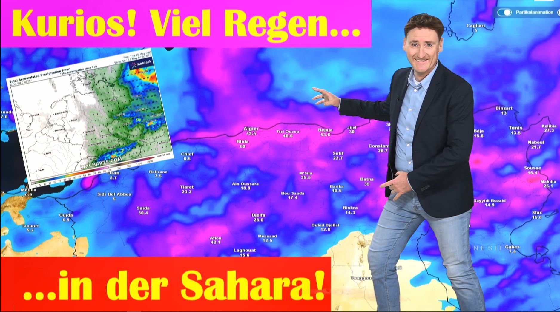 Video: Kurios! Experte berichtet über Regenmassen in der Sahara - auf Mallorca Unwetter mit Hagel und Tornado