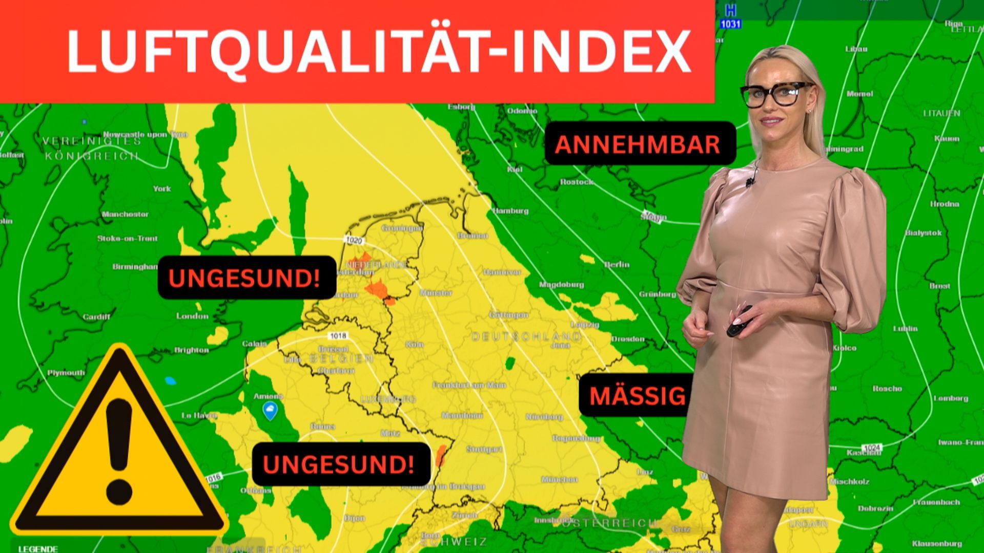 Video: Achtung! Ruß & Saharastaub verdrecken die Luft – jetzt kommt auch noch die schwüle Tropenhitze!