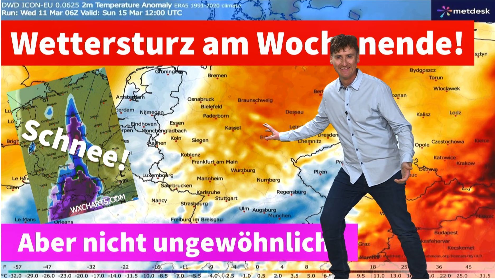 Video: Totalabsturz des Frühsommers: Der März landet auf dem Boden der Tatsachen! Sogar Schnee möglich!