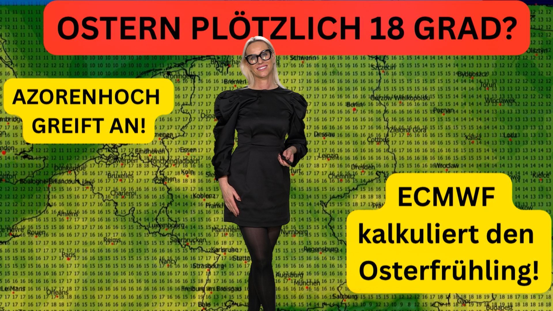 Video: Krasser Oster-Hammer! Jetzt rechnet das ECMWF plötzlich 18 Grad – kommt der Frühlings-Knall?