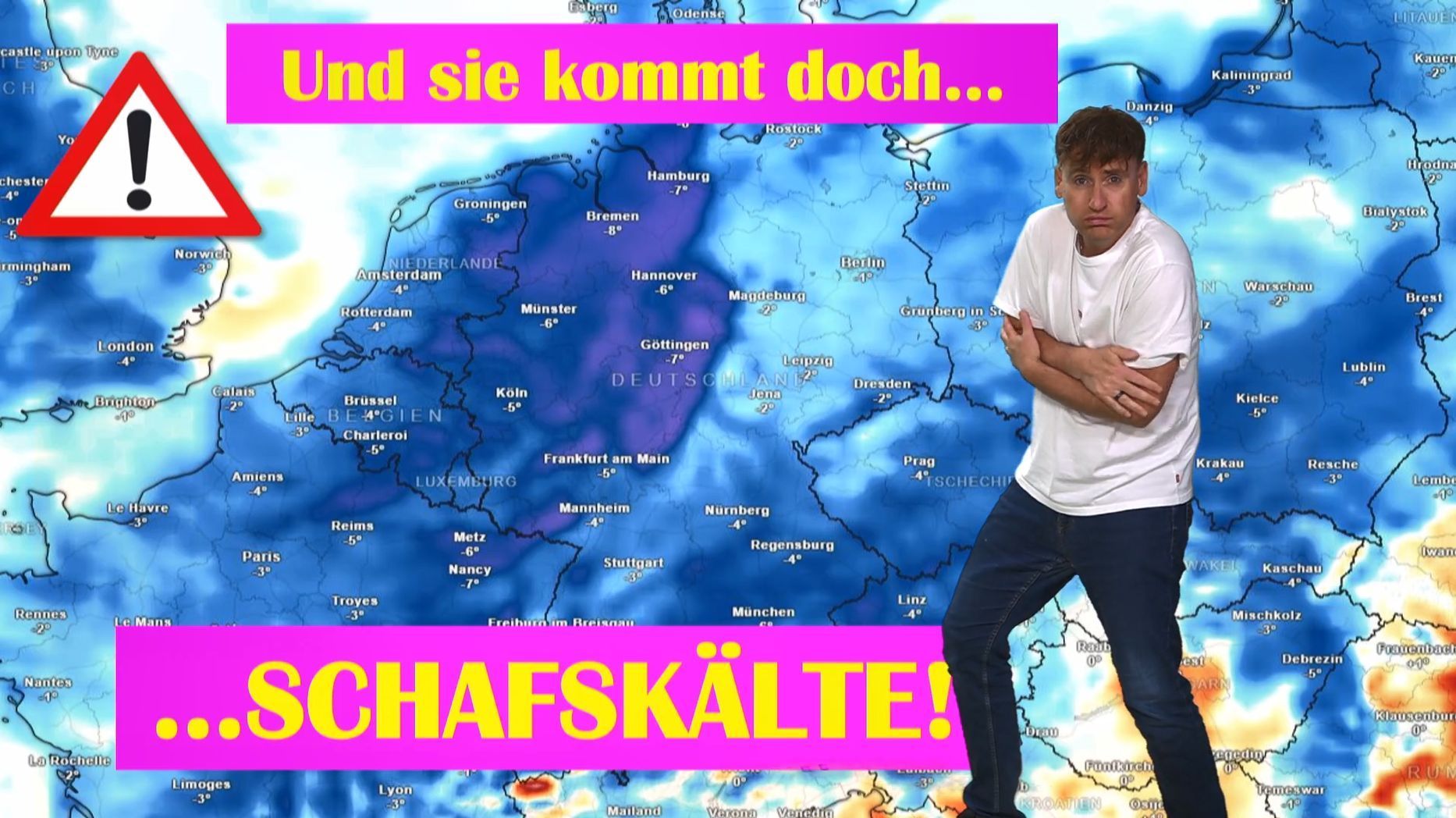 Video: Winterwetter im Juni? Arktische Kaltluft überrollt Deutschland überraschend - die Schafskälte kommt!