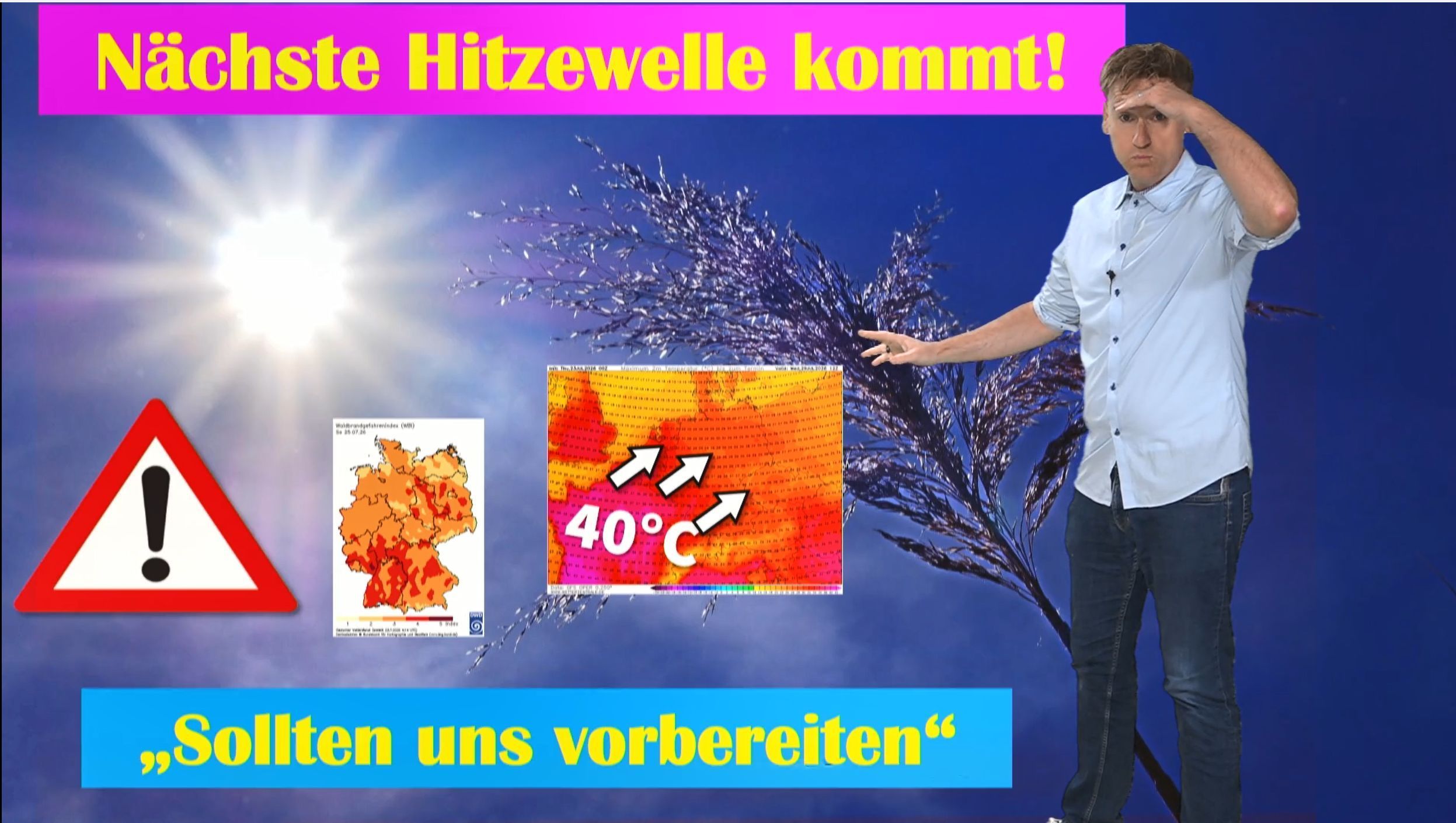Video: "Sicher wie das Amen in der Kirche" - die nächste Mega-Hitzewelle rollt auf Deutschland zu!