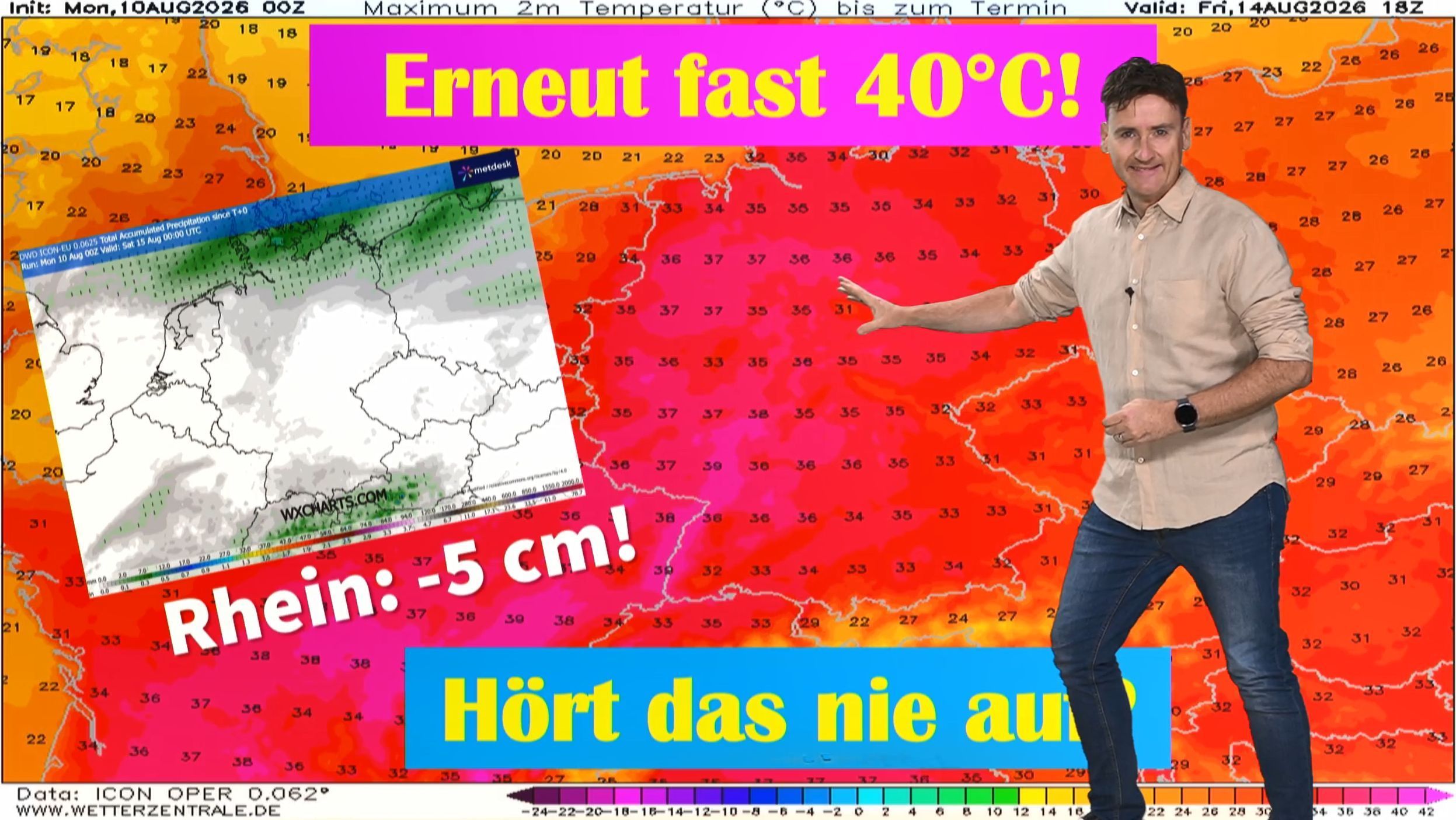 Video: Mega-Hitze kehrt zurück: Bis zu 40°C! Kein Landregen – Dürre und Waldbrandgefahr steigen