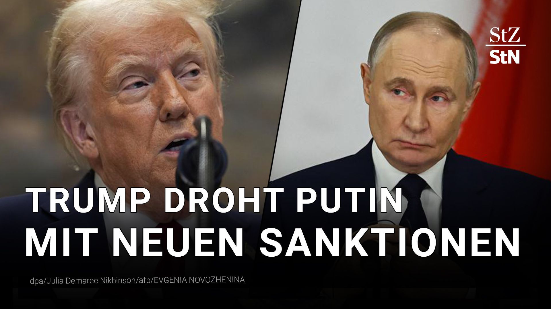 Trump droht Russland mit weiteren Sanktionen und nennt neue Opferzahlen des Ukrainekrieges