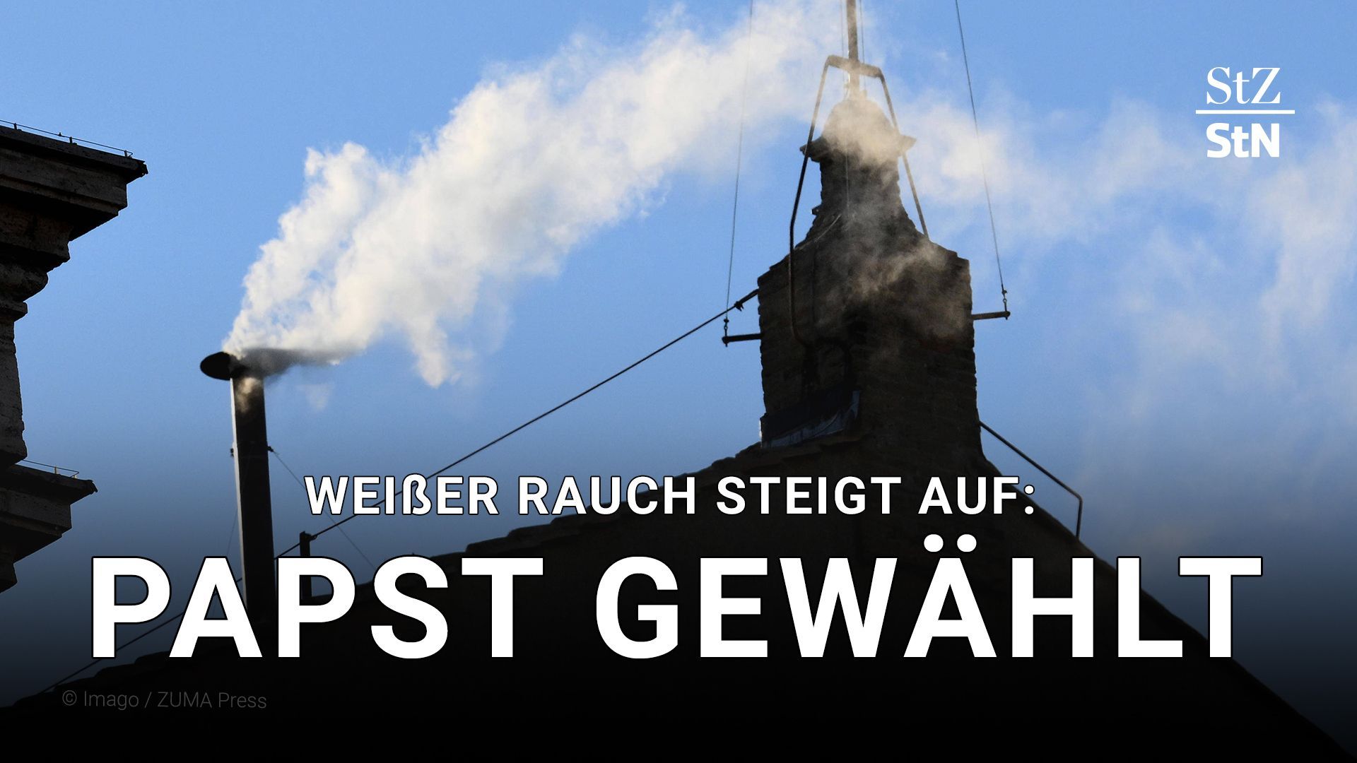 Video: Weißer Rauch: Der neue Papst ist gewählt