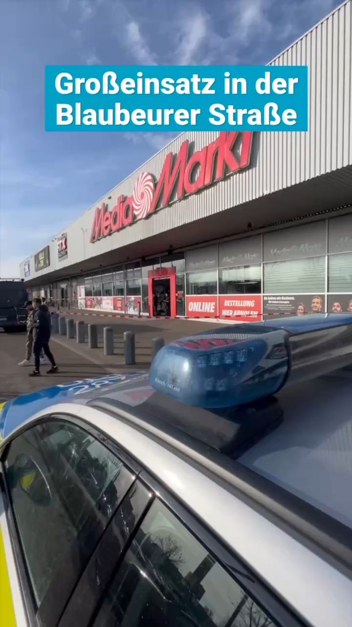 Video: Messerangriff im MediaMarkt in Ulm