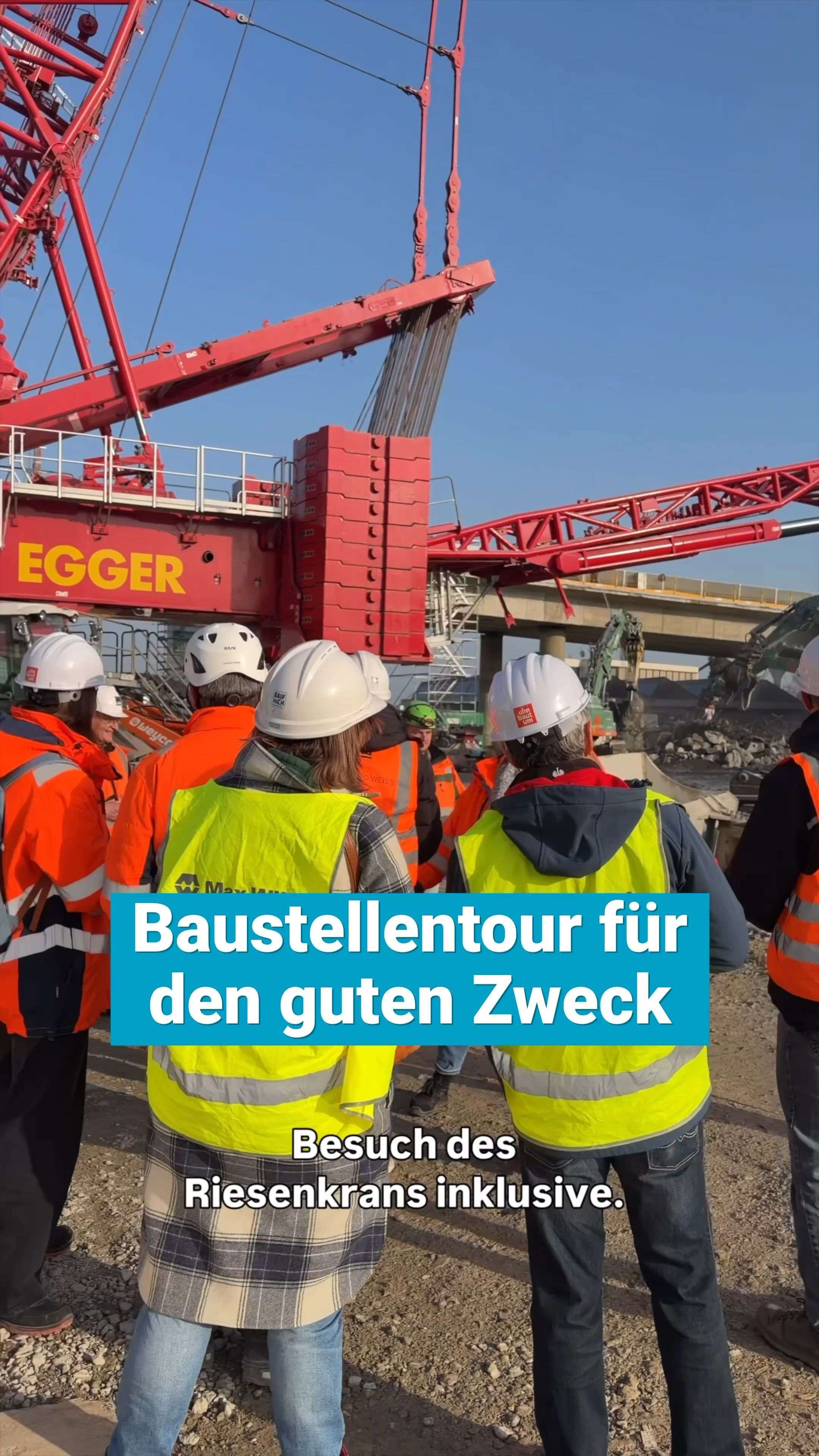 Video: Baustellentour zum XXL-Kran