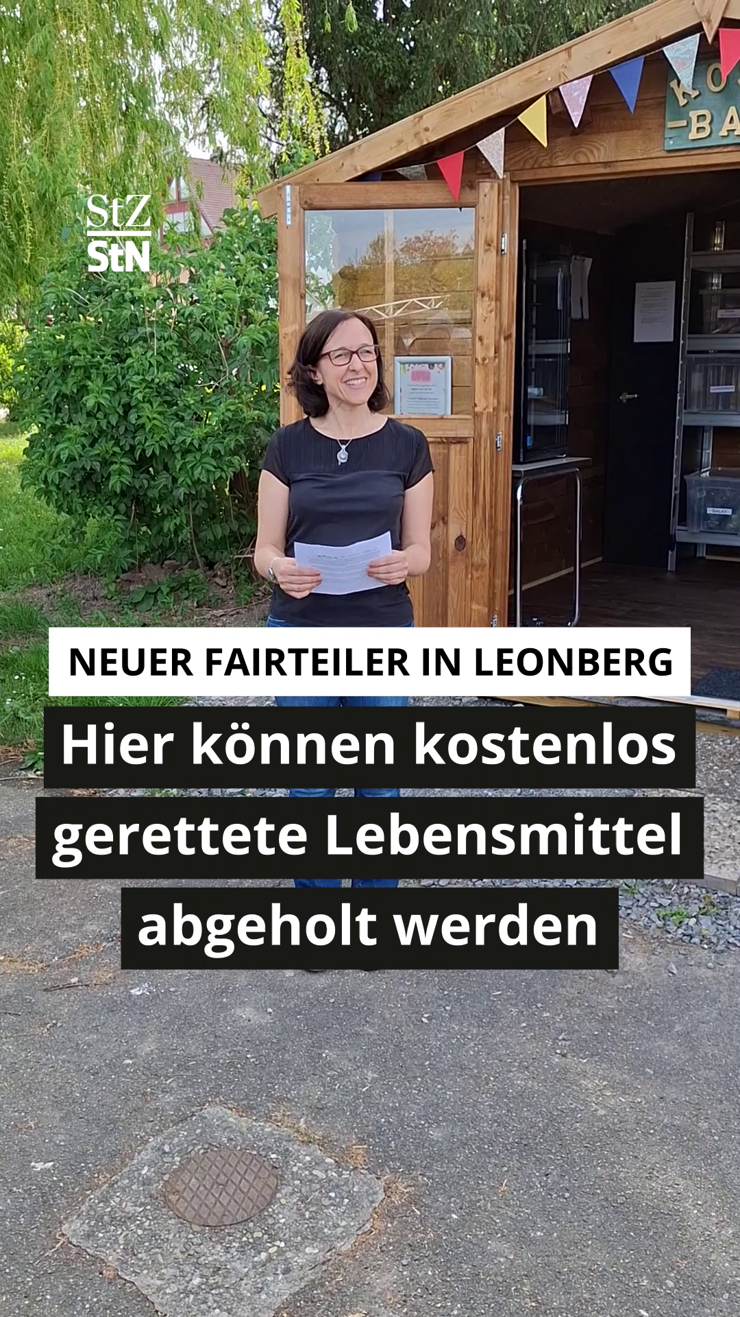 Video: Neuer Fairteiler in Leonberg: Hier können kostenlos gerettete Lebensmittel abgeholt werden