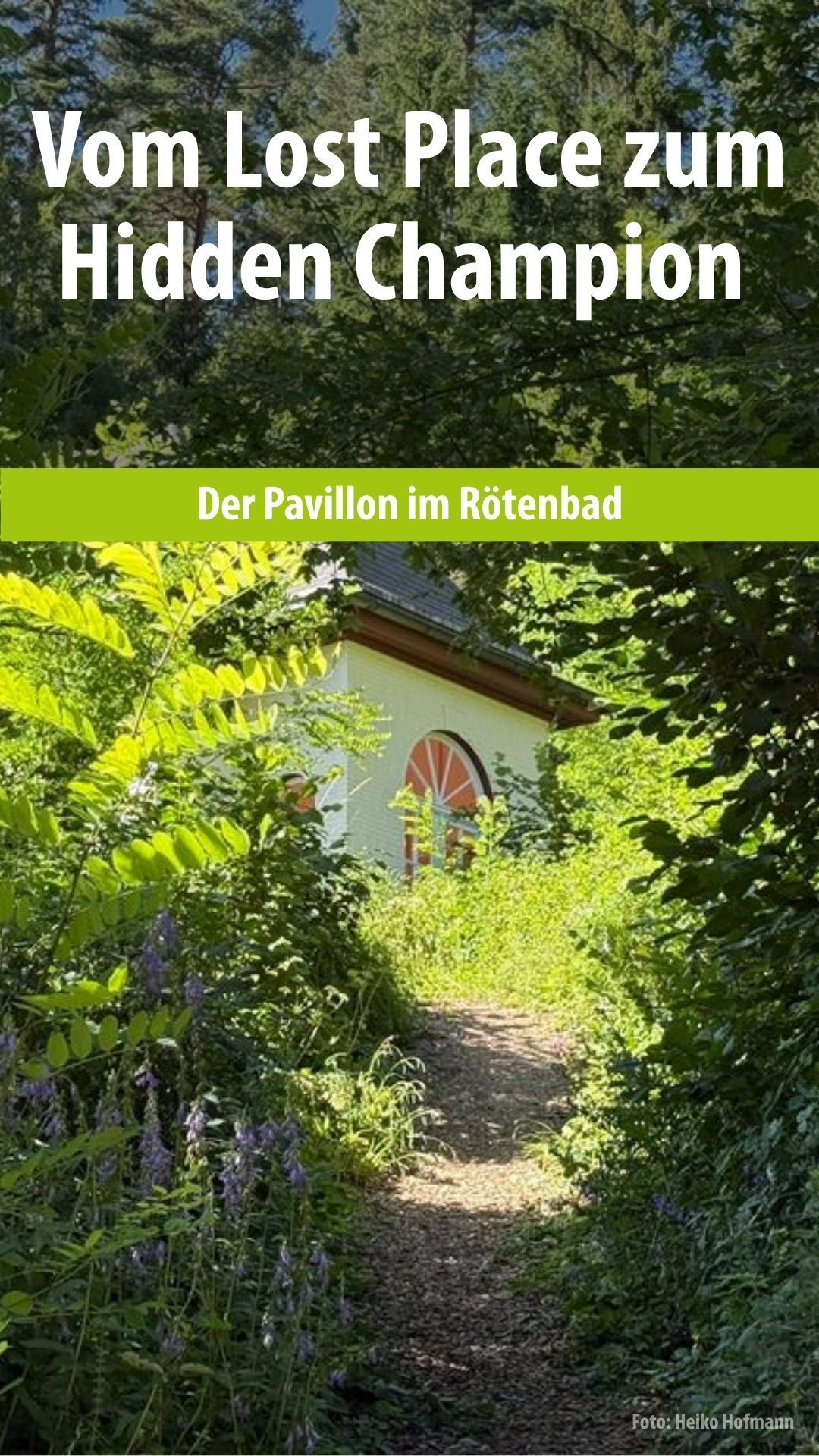 Nagold und sein Pavillon im Rötenbad