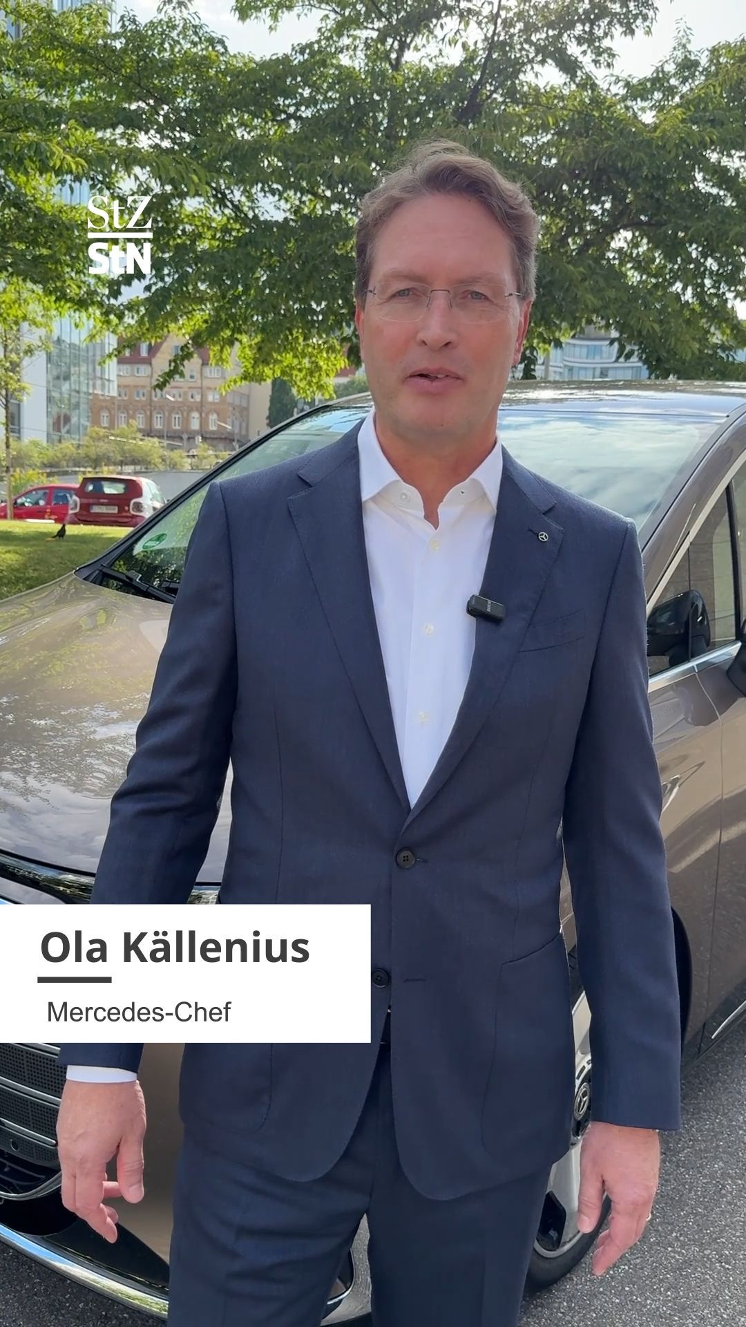 Video: "Es gibt kritischen Austausch": Mercedes-Chef Ola Källenius über die Stimmung im Werk
