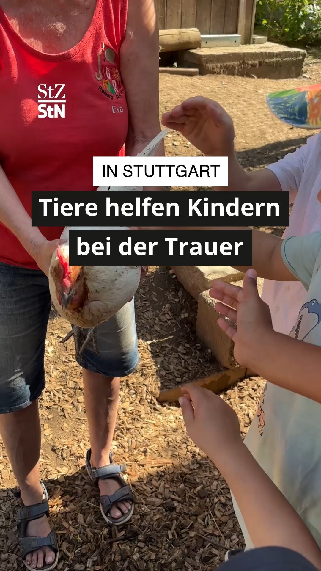 Video: In Stuttgart: Tiere helfen Kindern bei der Trauer