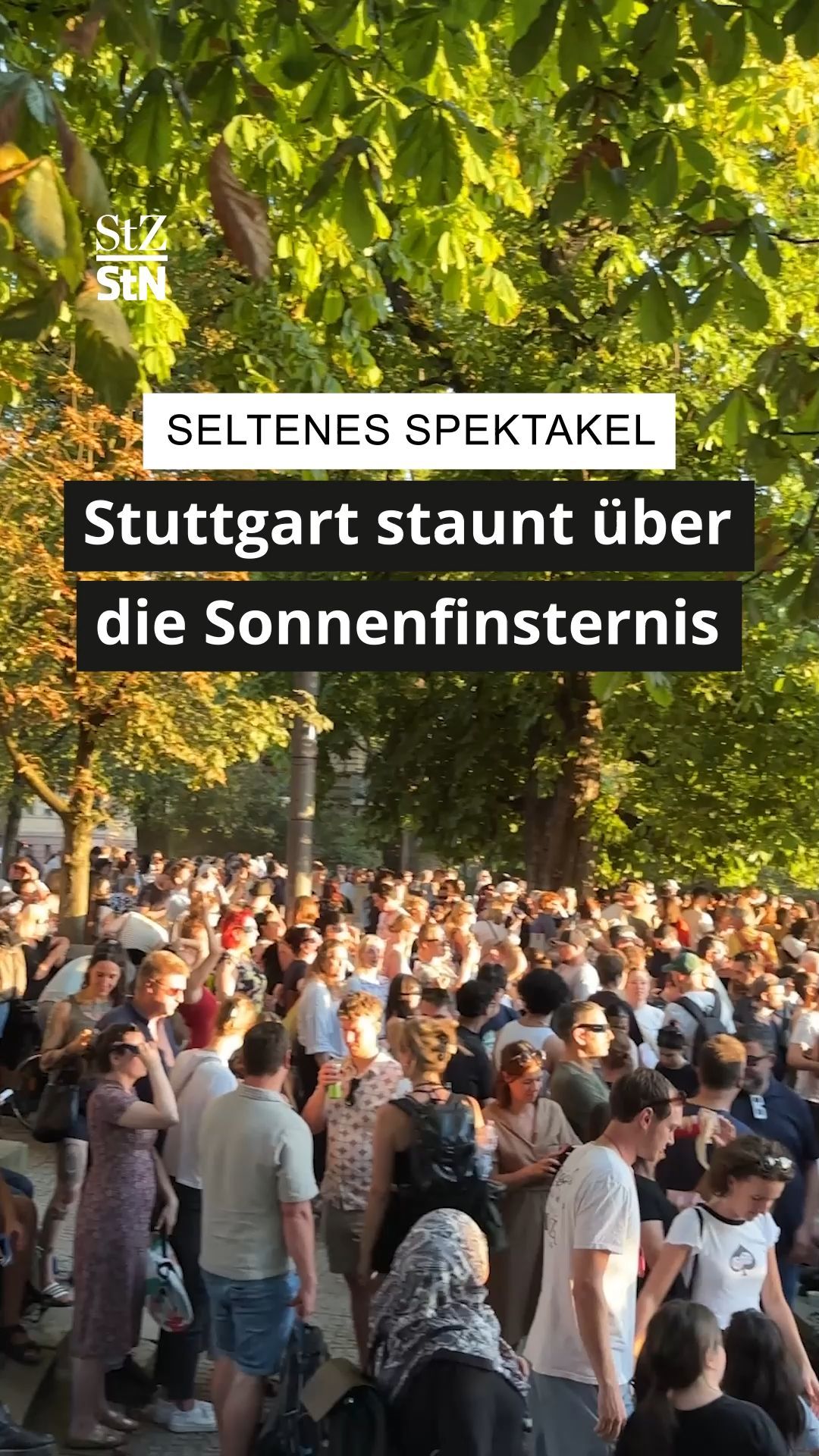 Video: So beobachten Stuttgarter die Sonnenfinsternis