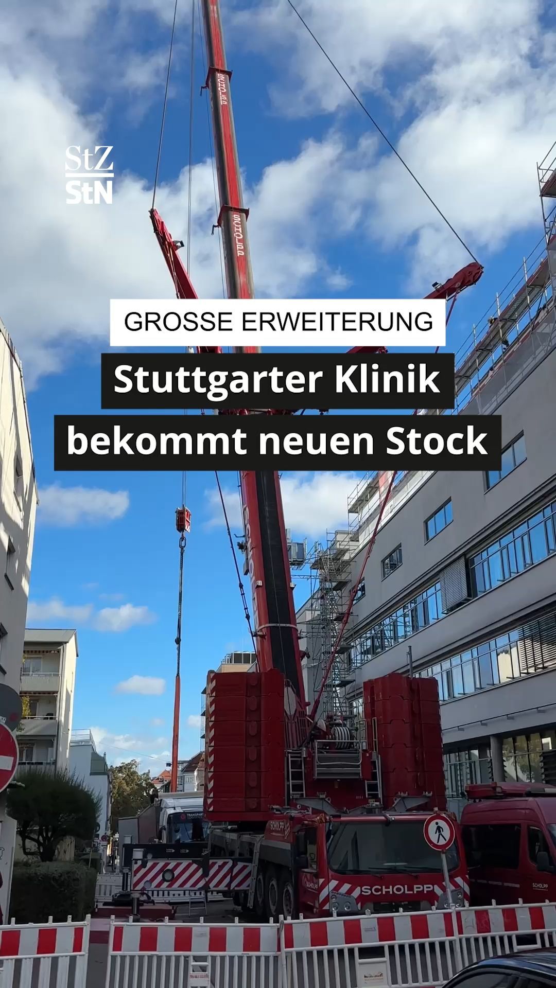 Große Erweiterung: Stuttgarter Klinik bekommt neuen Stock