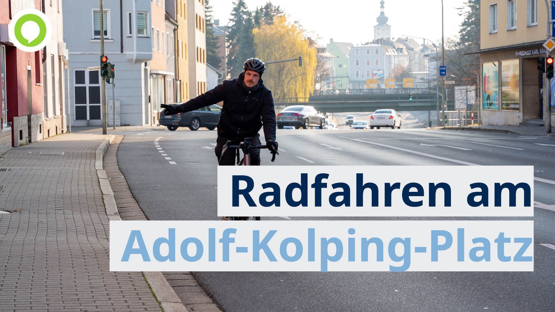 Video: „So fährt Weiden“: Wie fährt man am Adolf-Kolping-Platz in Weiden richtig?