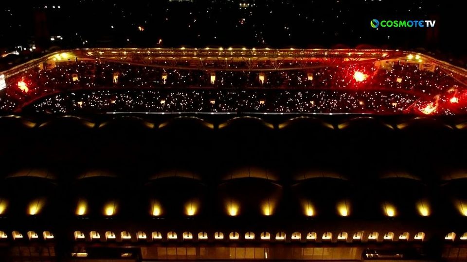 Φανταστική ατμόσφαιρα στην OPAP Arena (VIDEO)