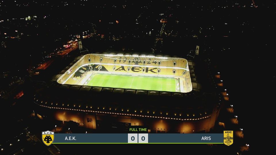 ΑΕΚ-Άρης: Τα highlights του αγώνα (vid)