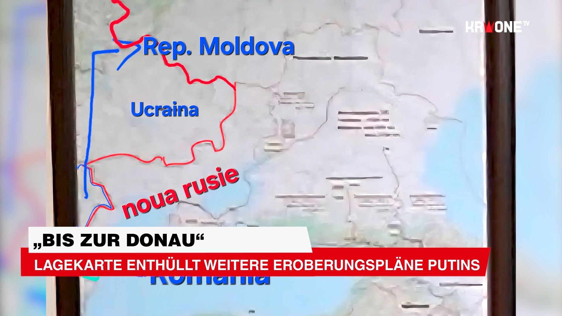 Map reveals further conquest plans by Putin