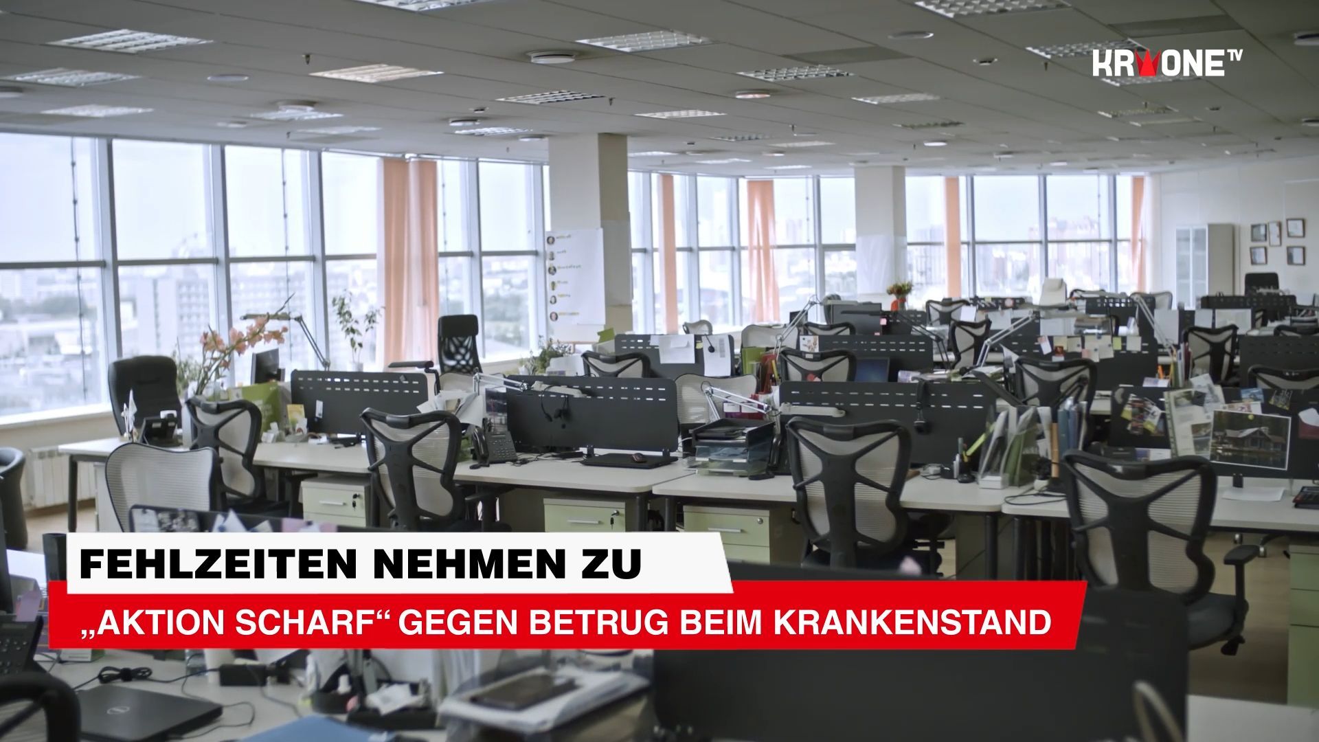 Video: „Aktion scharf“ gegen Betrug beim Krankenstand