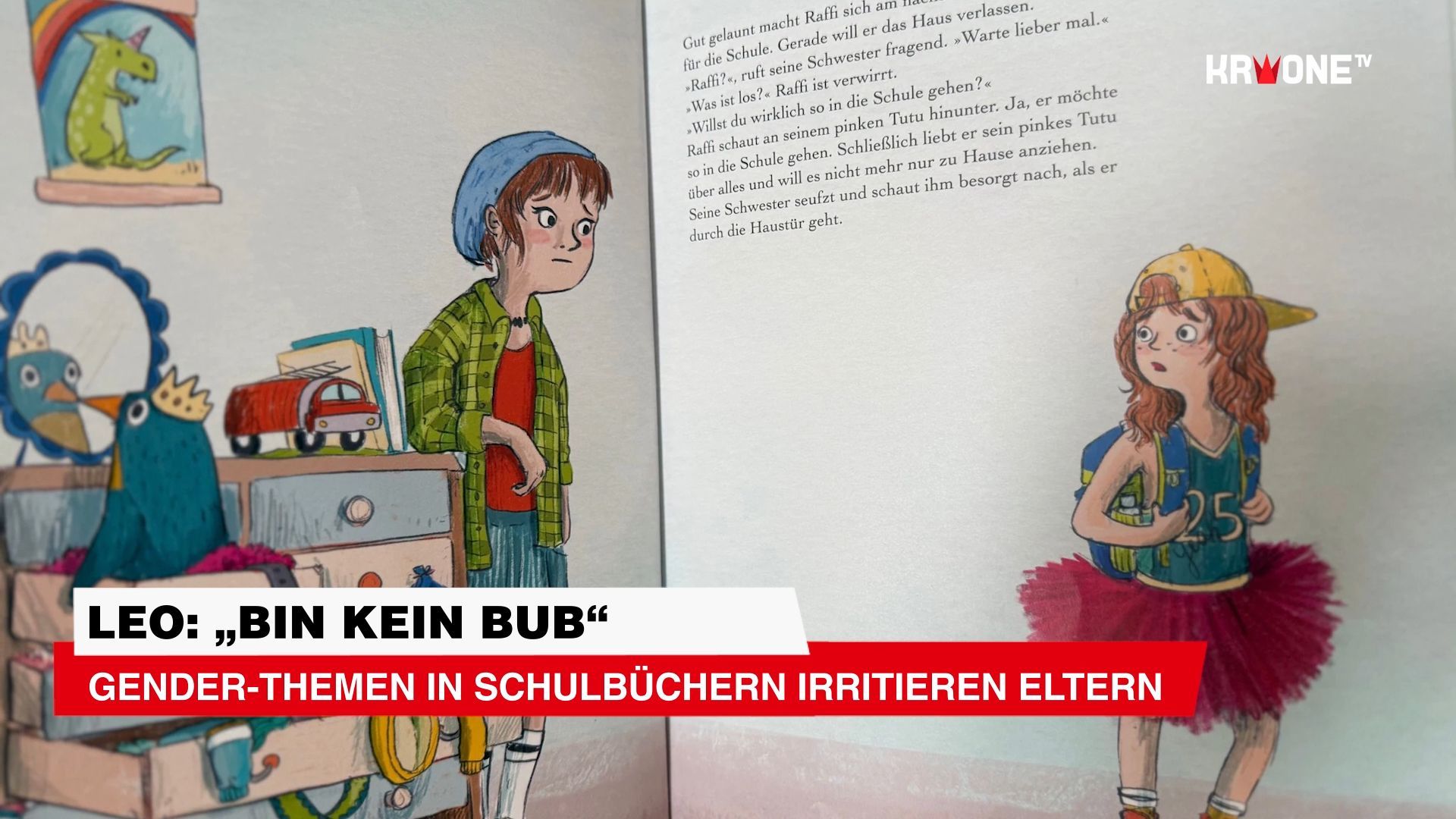 Video: Leo: „Bin kein Bub“: Gender-Themen in Schulbüchern irritieren Eltern