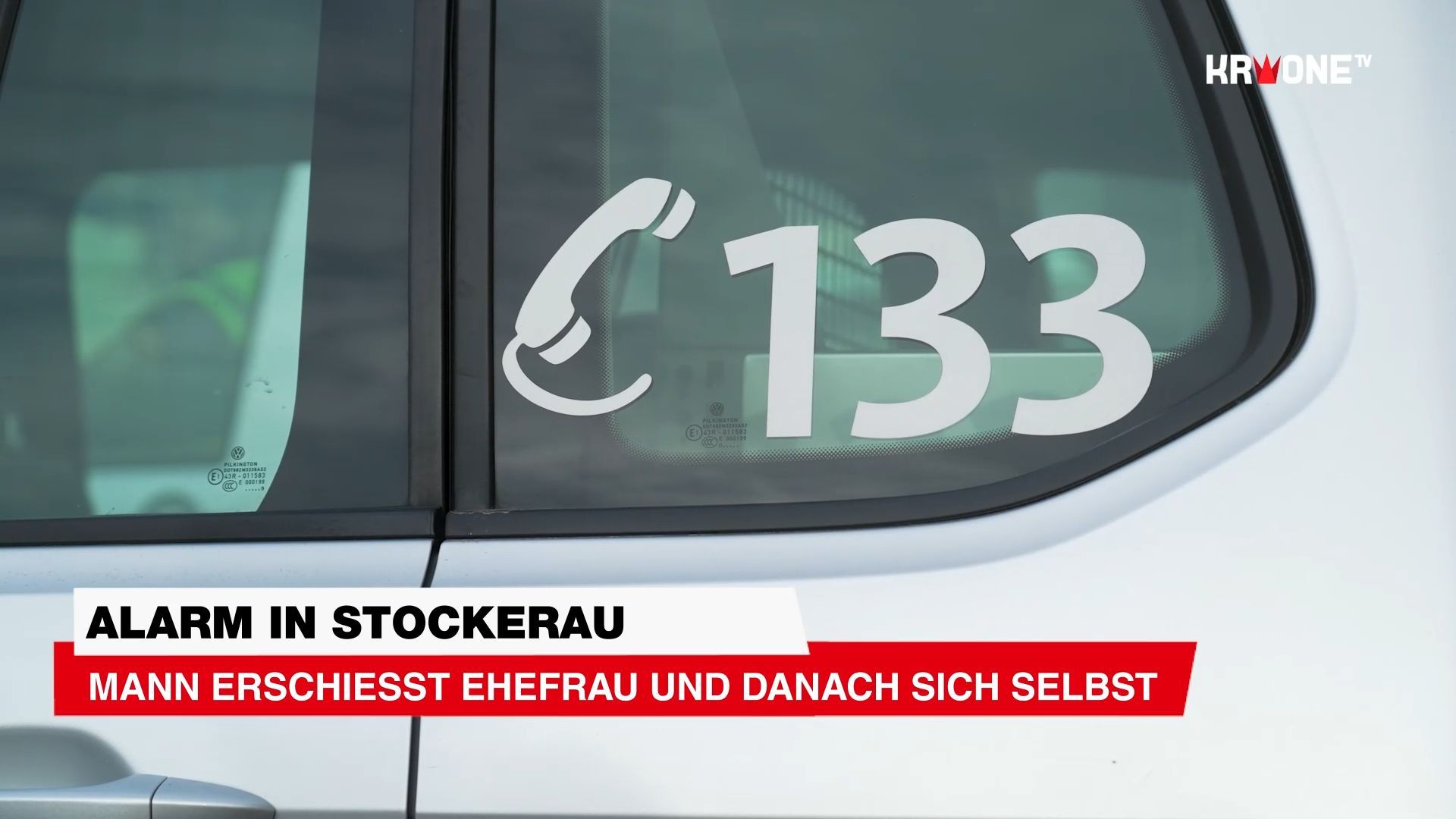 Video: Alarm in Stockerau: Mann erschießt Ehefrau und danach sich selbst