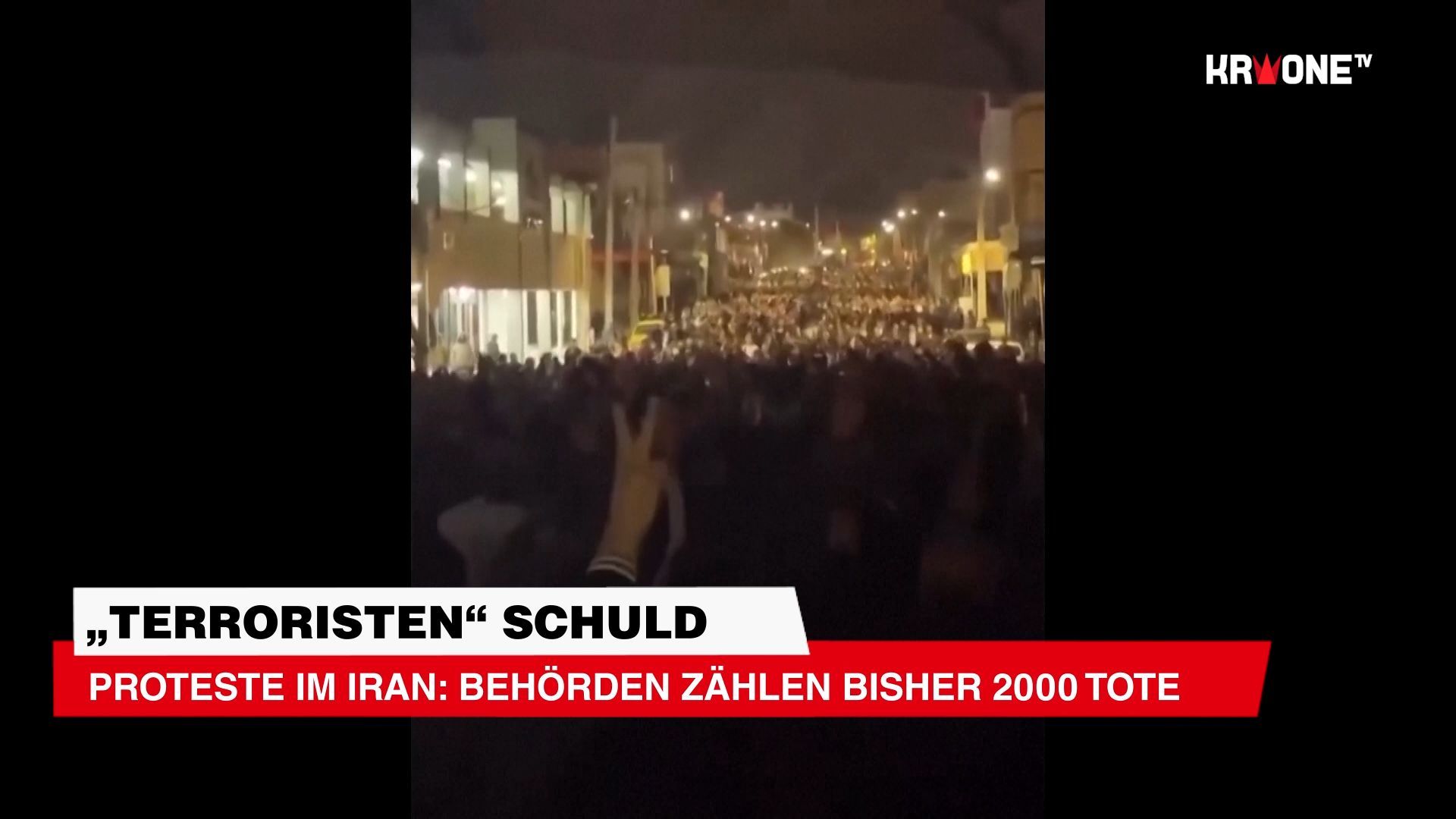 Video: Proteste im Iran: Behörden zählen bisher 2000 Tote