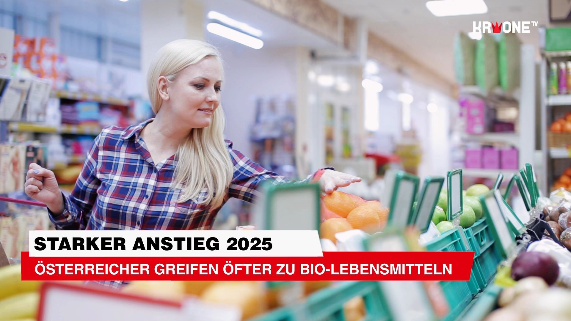 Video: Österreicher greifen öfter zu Bio-Lebensmitteln mit starken Anstieg in 2025