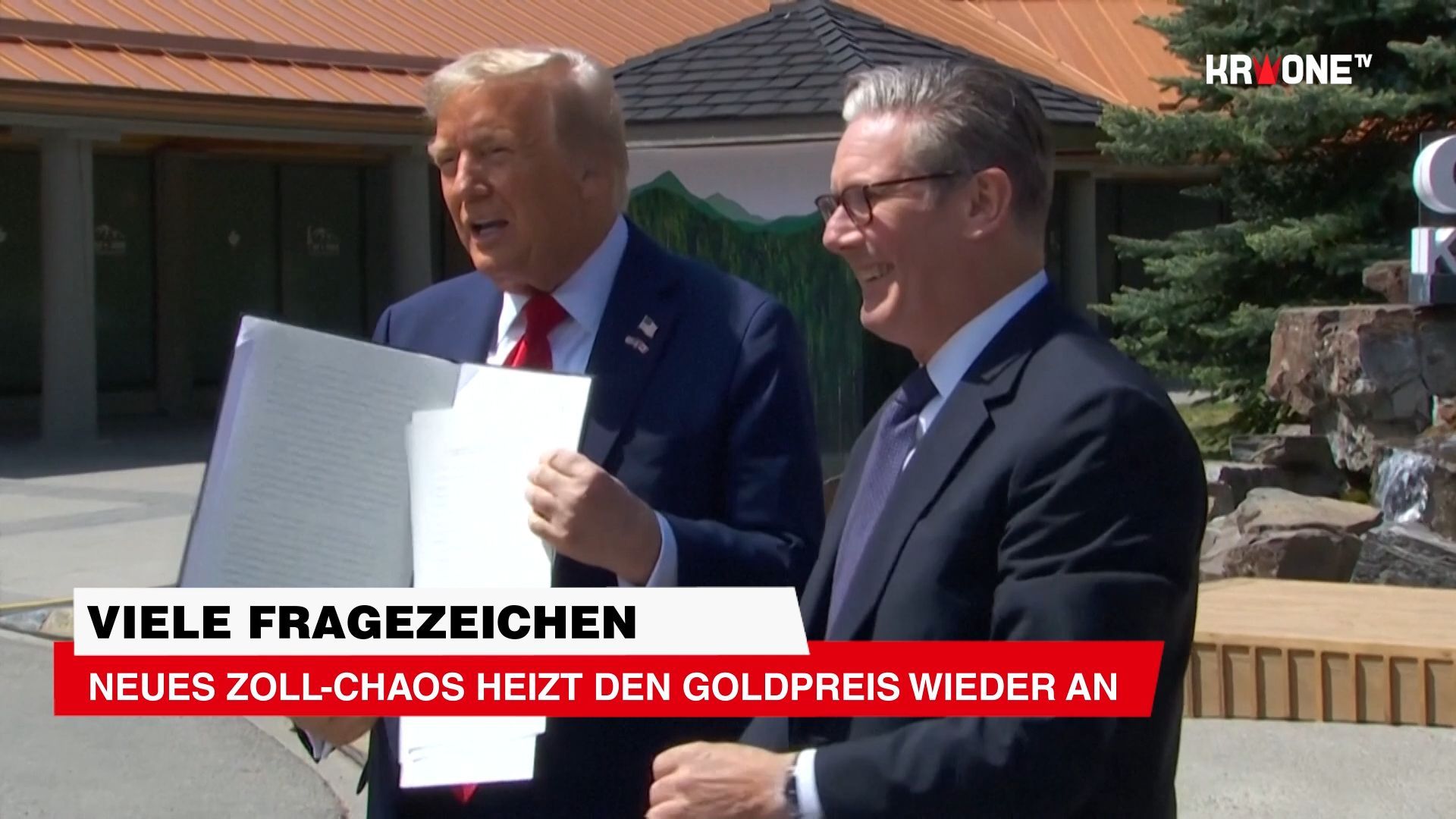 Video: Neues Zoll-Chaos heizt den Goldpreis wieder an