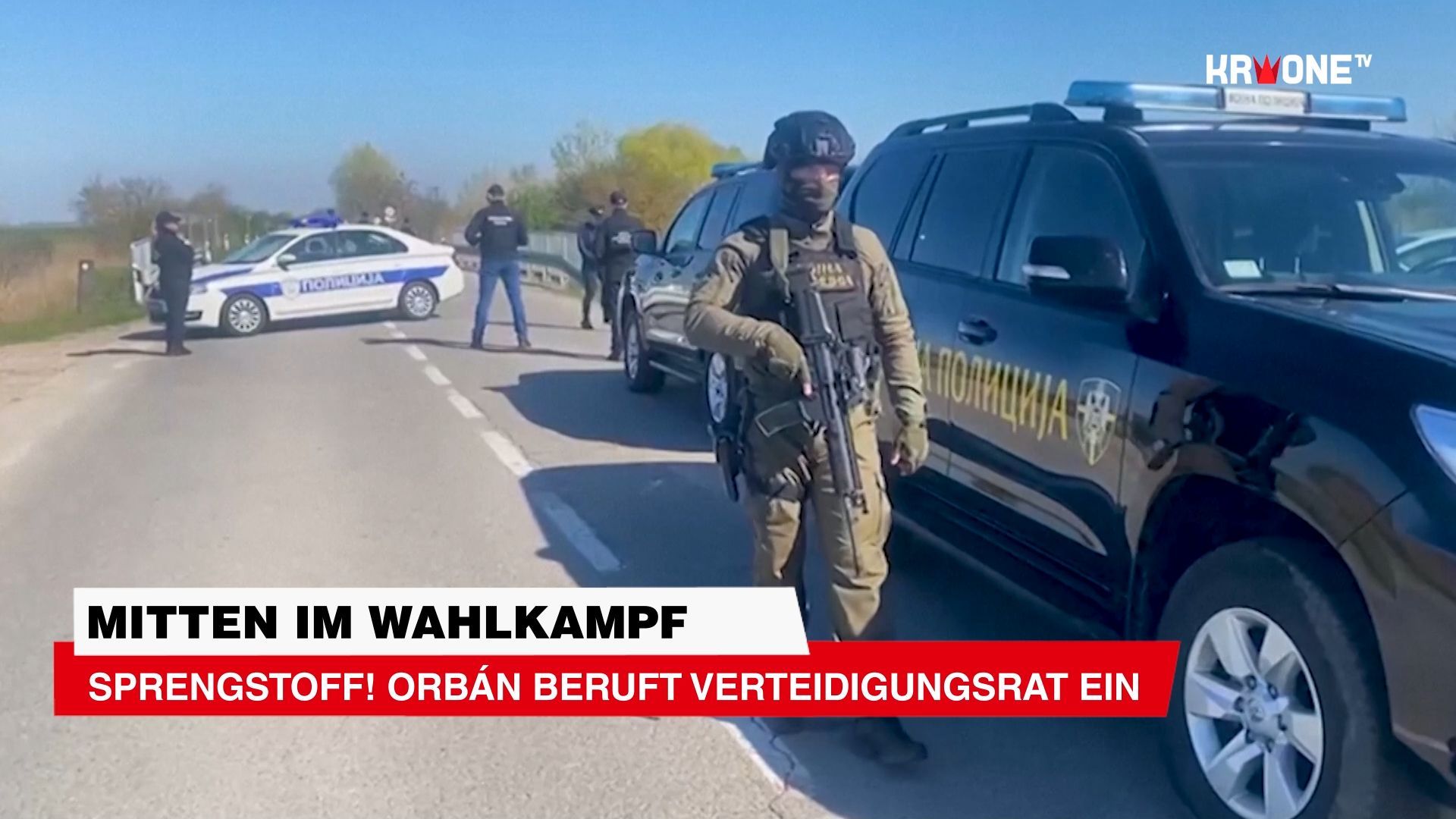 Video: Mitten im Wahlkampf: Sprengstoff! Orbán beruft Verteidigungsrat ein