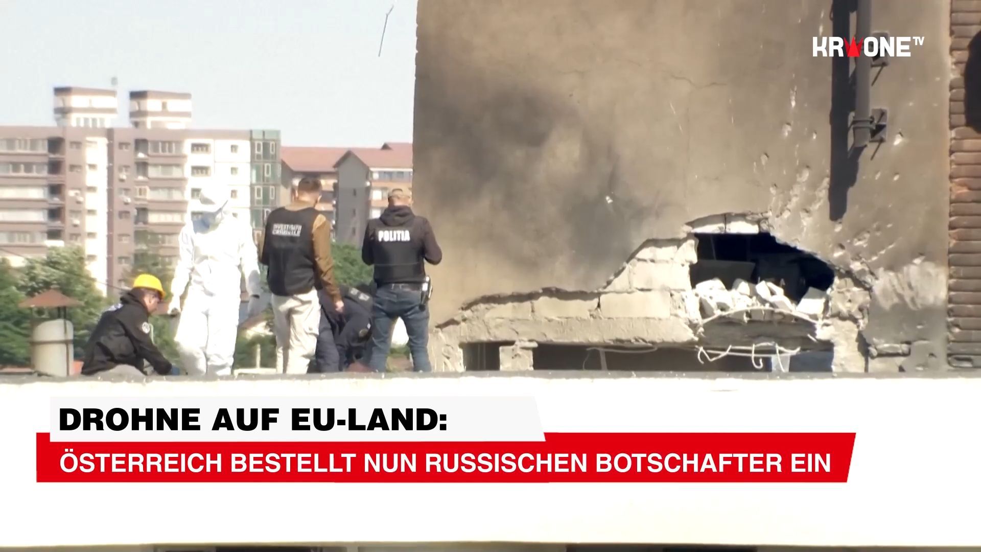 Video: Drohne auf EU-Land: Österreich bestellt nun russischen Botschafter ein
