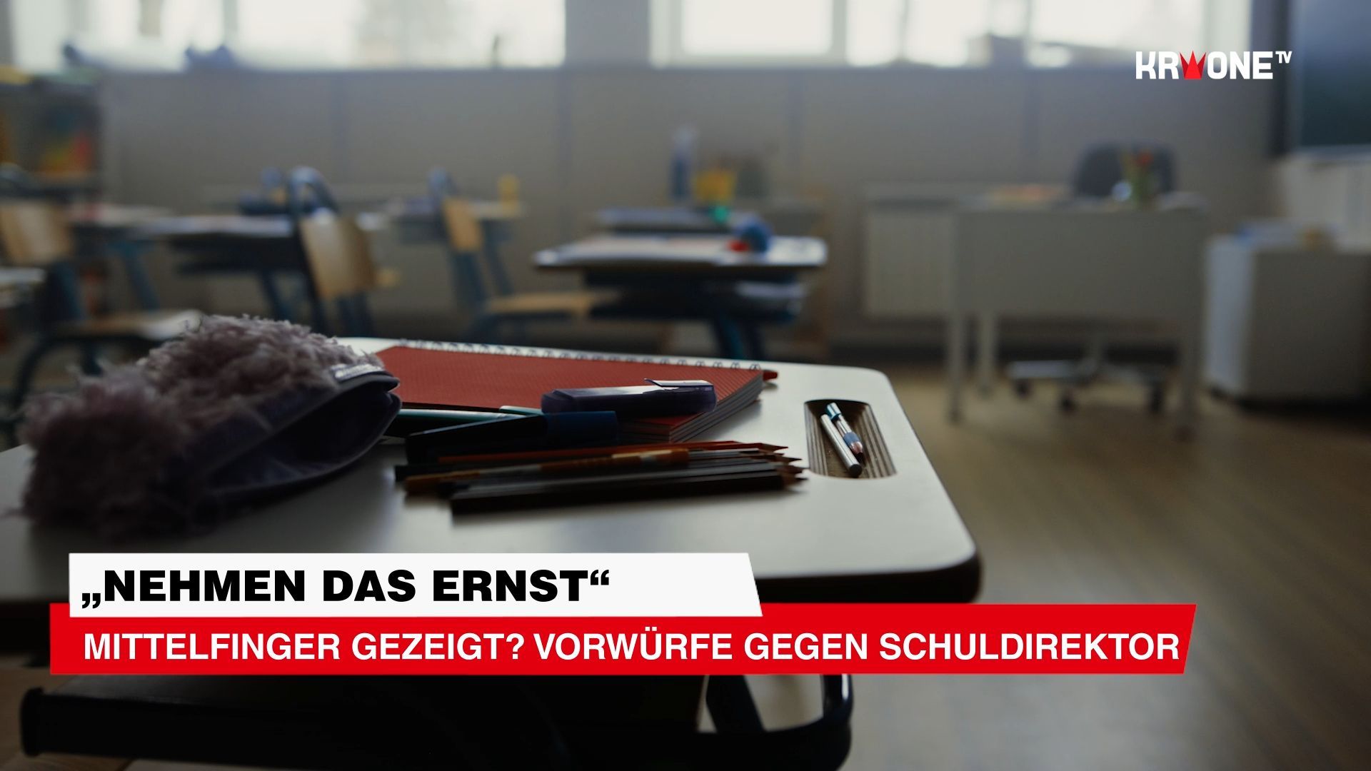 Video: Mittelfinger gezeigt? Vorwürfe gegen Schuldirektor