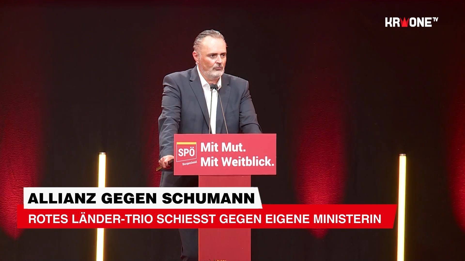 Video: Allianz gegen Schumann: Rotes Länder-Trio schießt gegen eigene Ministerin
