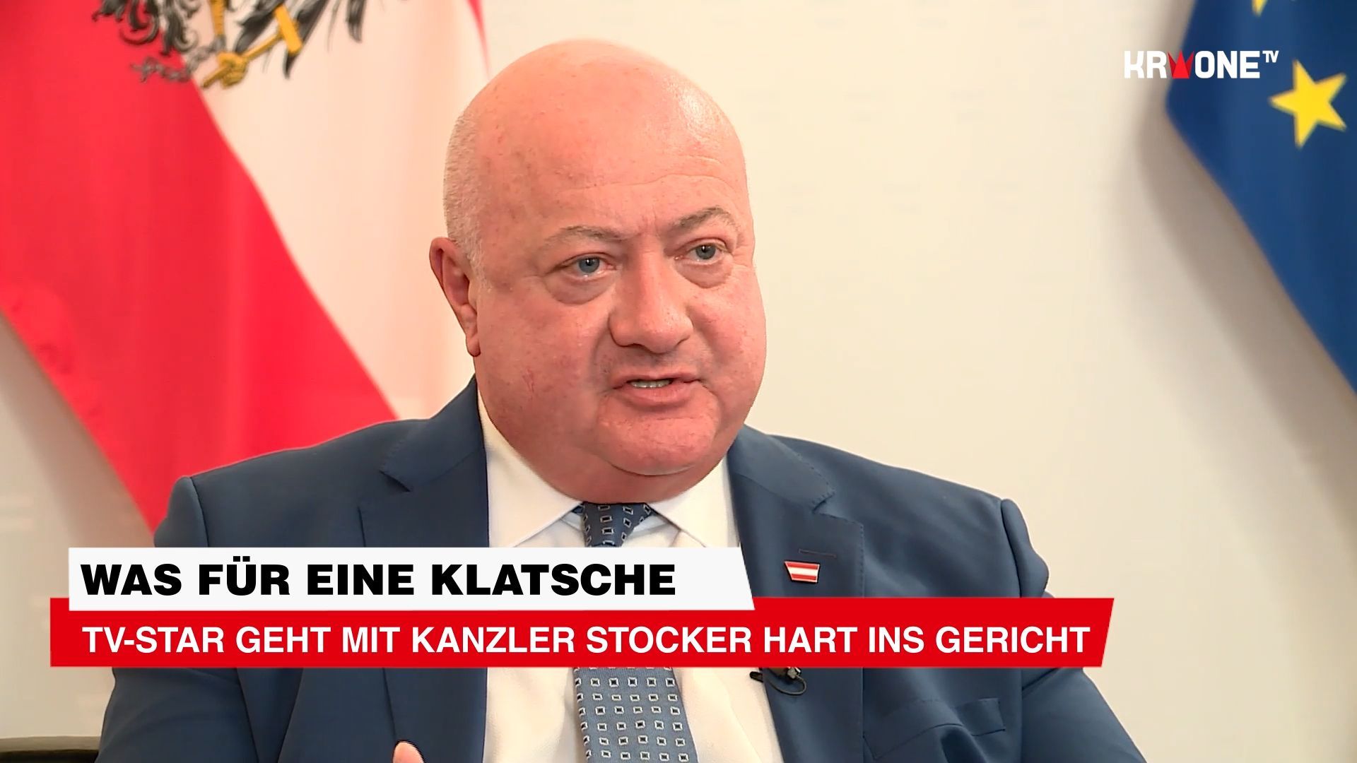 Video: TV-Star geht mit Kanzler Stocker hart ins Gericht