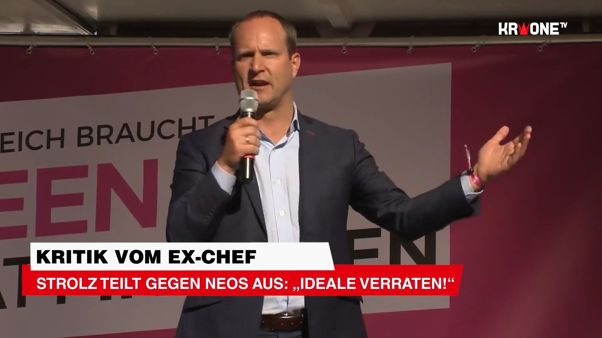 Video: Strolz teilt gegen NEOS aus: „Ideale verraten!“