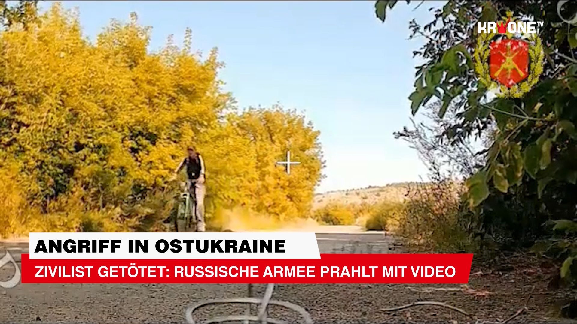 Zivilist getötet: Russische Armee prahlt mit Video