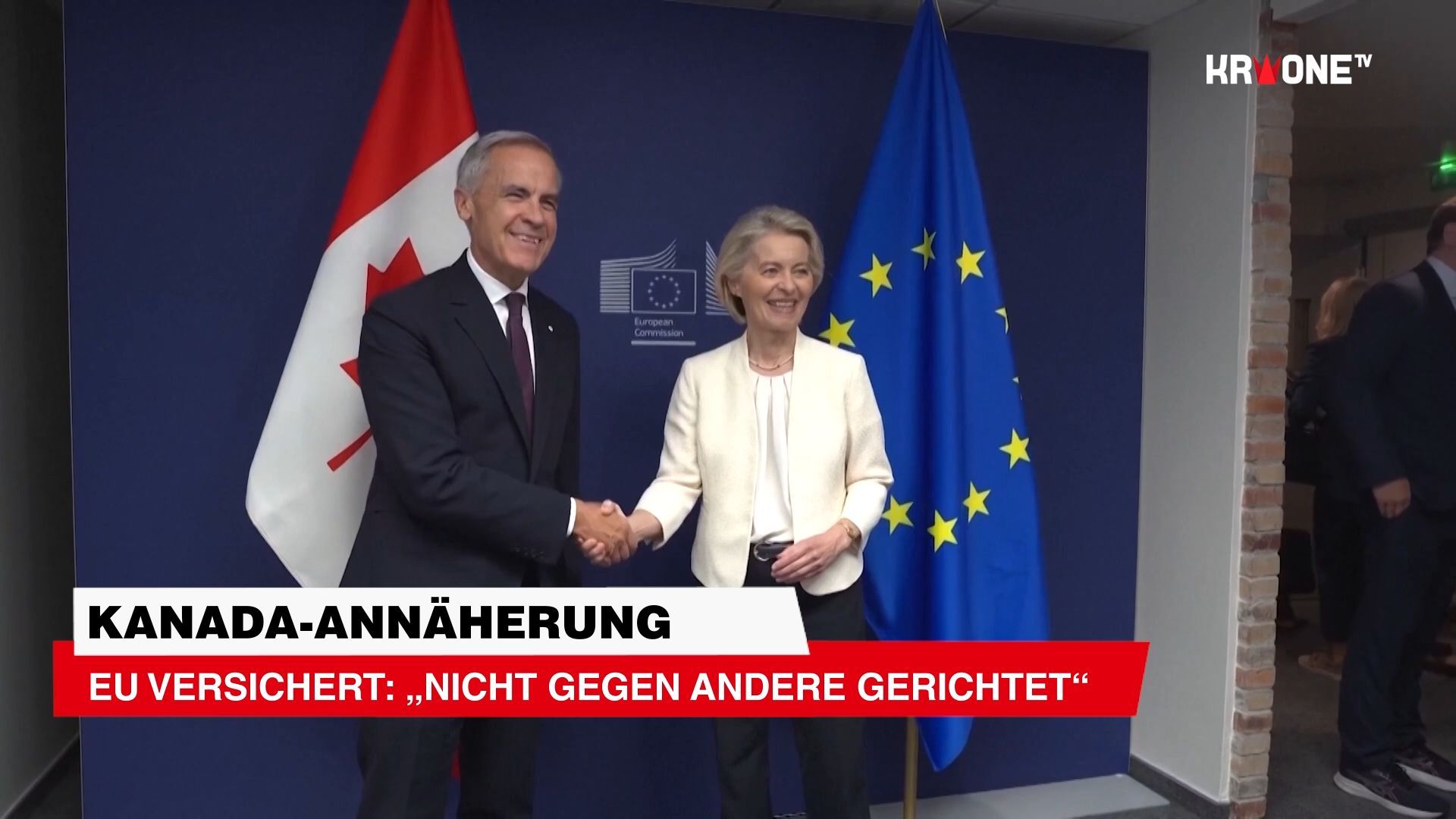 Video: EU bei Kanada-Annäherung versichert: „Nicht gegen andere gerichtet“