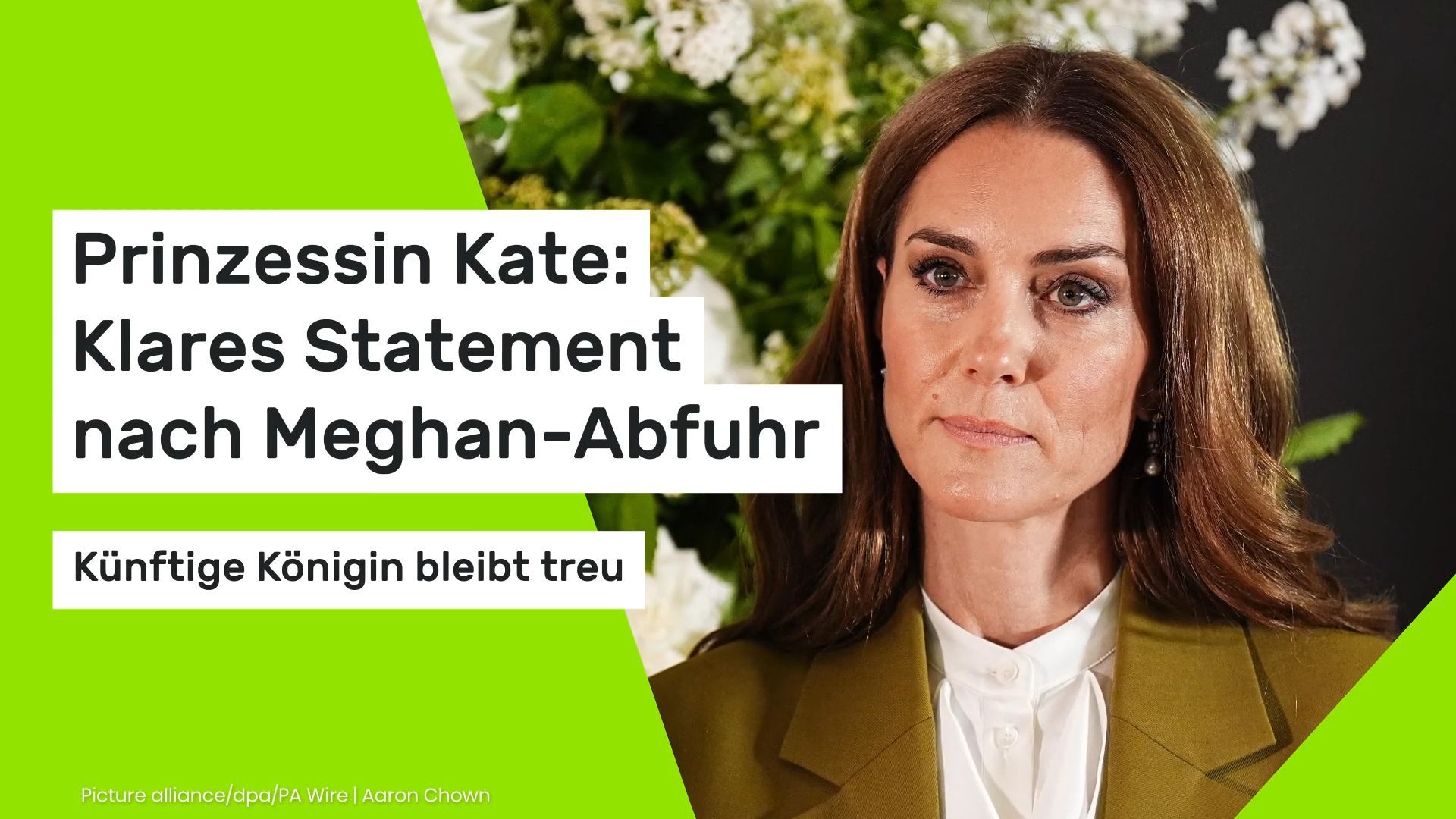 Princess Kate: Clear Statement after Meghan Snub - Future Queen Remains Loyal