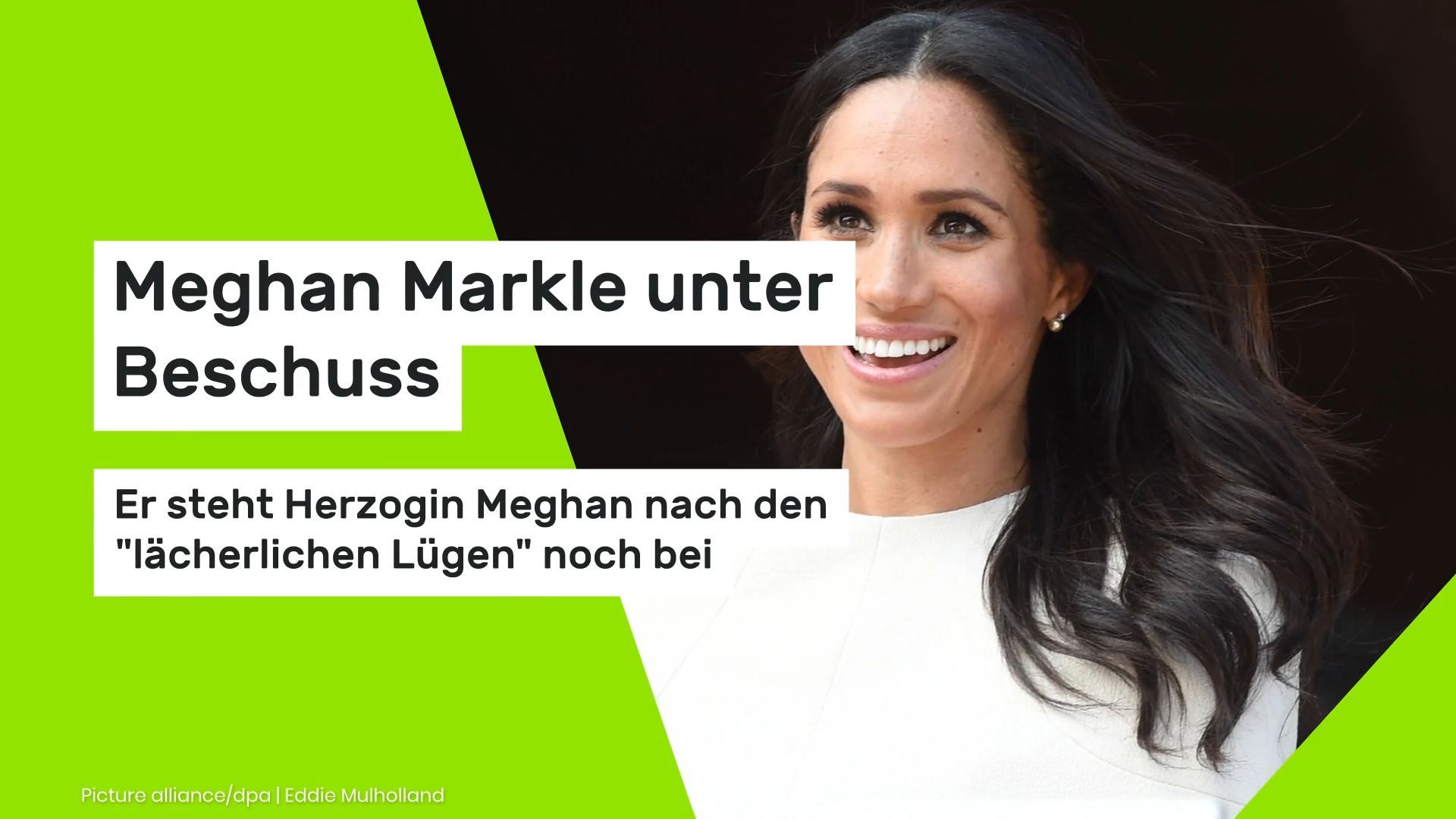 Meghan Markle under fire: He still supports Duchess Meghan after the 