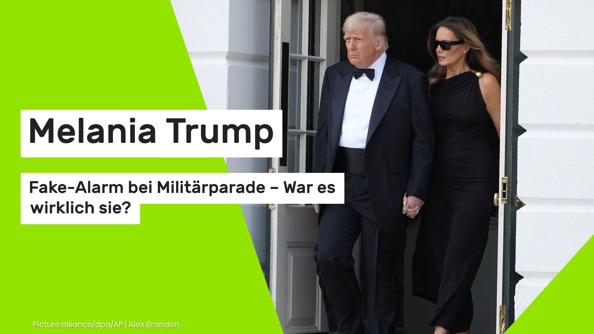 Video: Melania Trump: Fake-Alarm bei Militärparade – War es wirklich sie?