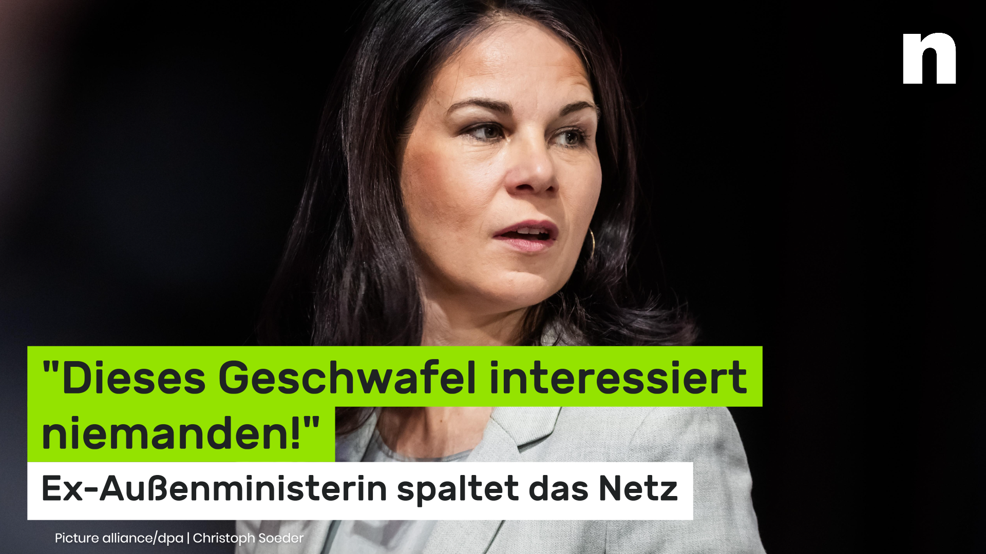 Video: Annalena Baerbock: "Dieses Geschwafel interessiert niemanden!" Ex-Außenministerin spaltet das Netz