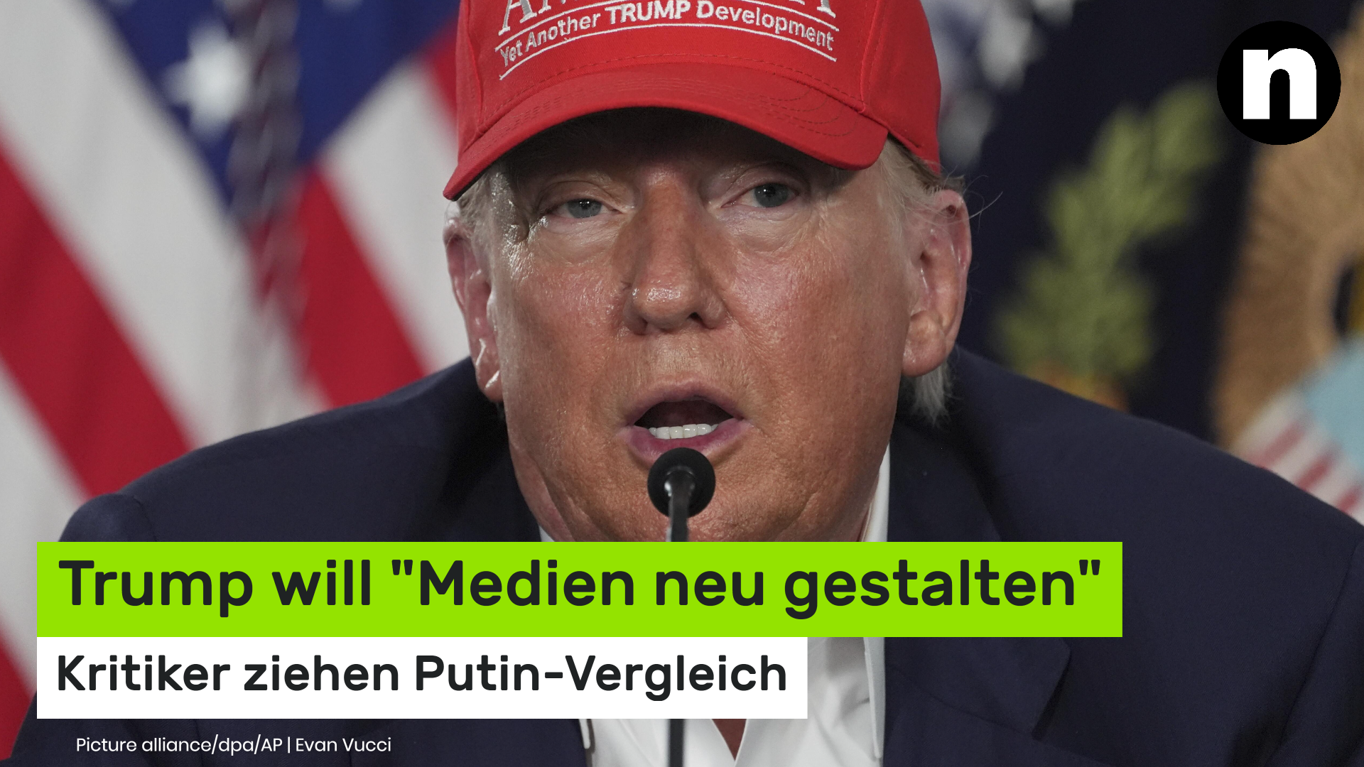 Video: Donald Trump: Trump will "Medien neu gestalten" - Kritiker ziehen Putin-Vergleich