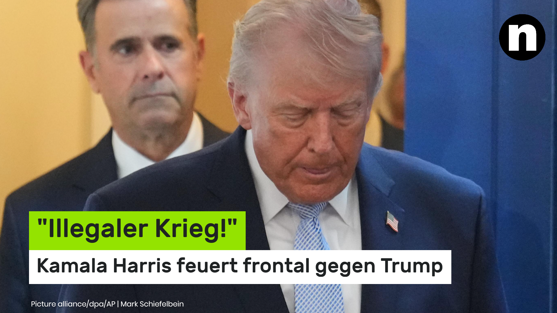 Video: "Illegaler Krieg!" Kamala Harris feuert frontal gegen Trump
