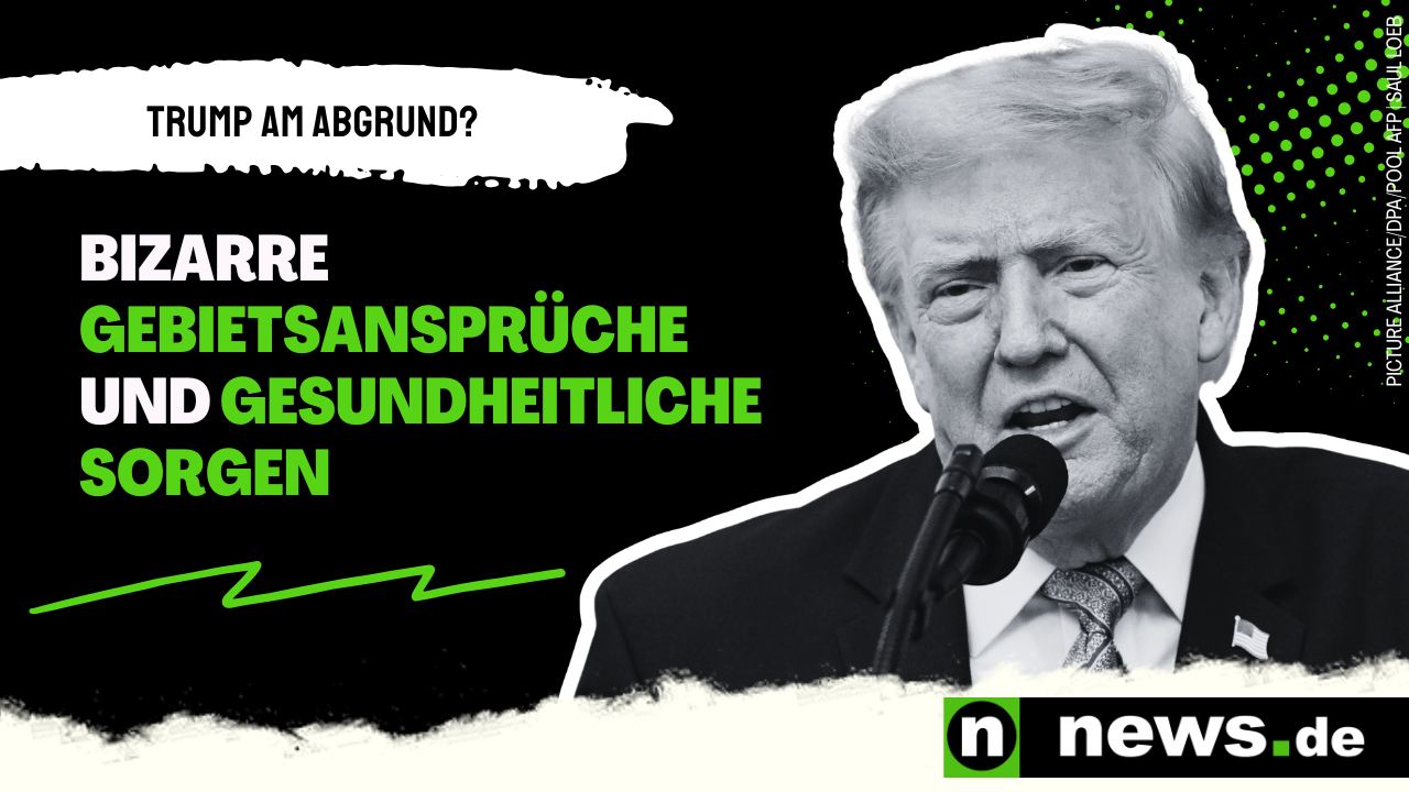 Video: Donald Trump am Abgrund?: Bizarre Gebietsansprüche und gesundheitliche Sorgen erschüttern die USA