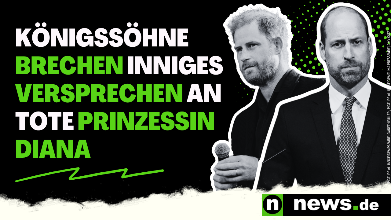 Video: Prinz William und Prinz Harry: Königssöhne brechen inniges Versprechen an tote Prinzessin Diana