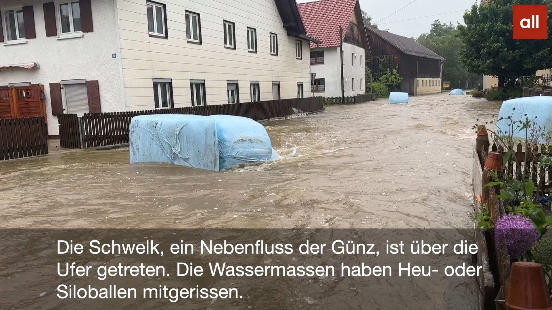 Unterallgäu Ruft Katastrophenfall Aus: Dauerregen Im Allgäu: Hochwasser ...