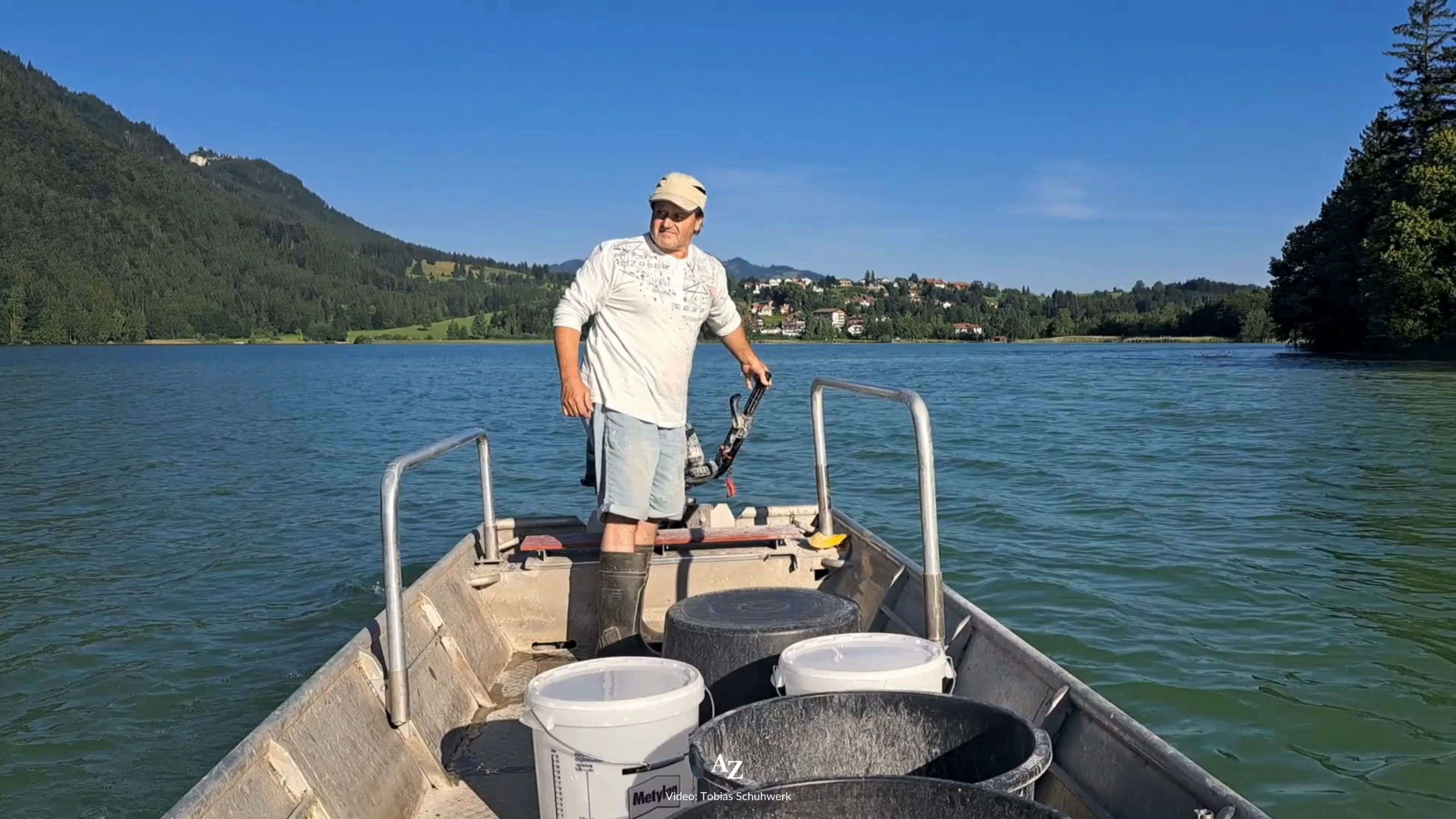 Fischer mit Leib und Seele: Professional fisherman Christian Striegl has spent 