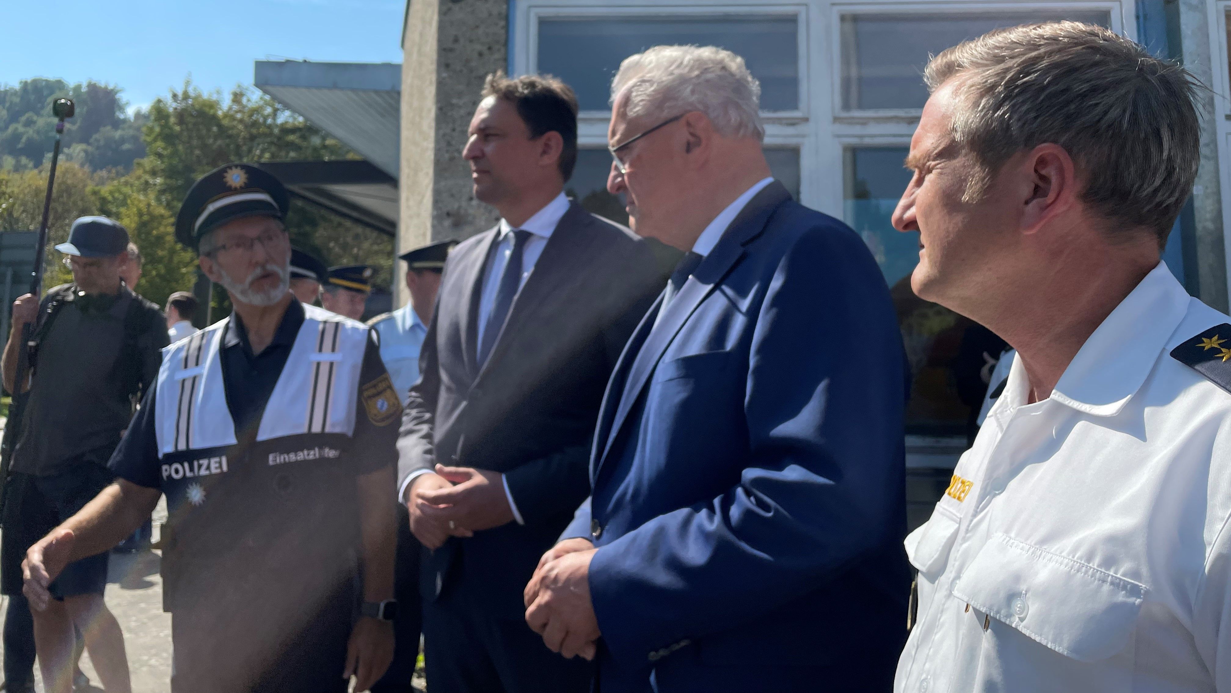 Schleuser und Migration: Innen- und Justizminister zu Besuch in Burghausen
