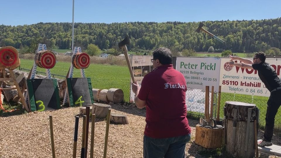 Video: Altmühltaler Axtwerfer in Aktion
